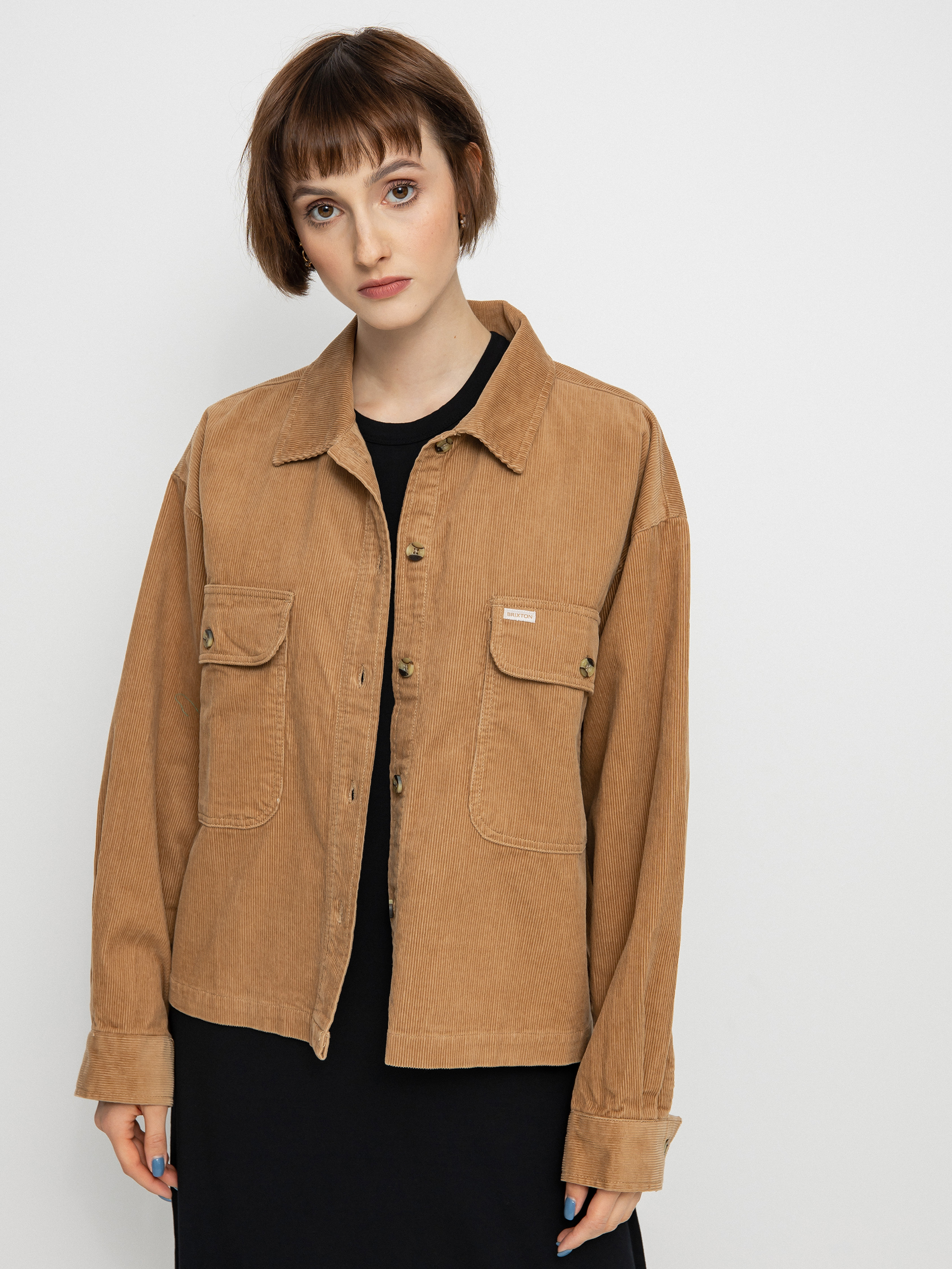 Koszula Brixton Bowery Corduroy Flannel Ls Wmn (mojave)