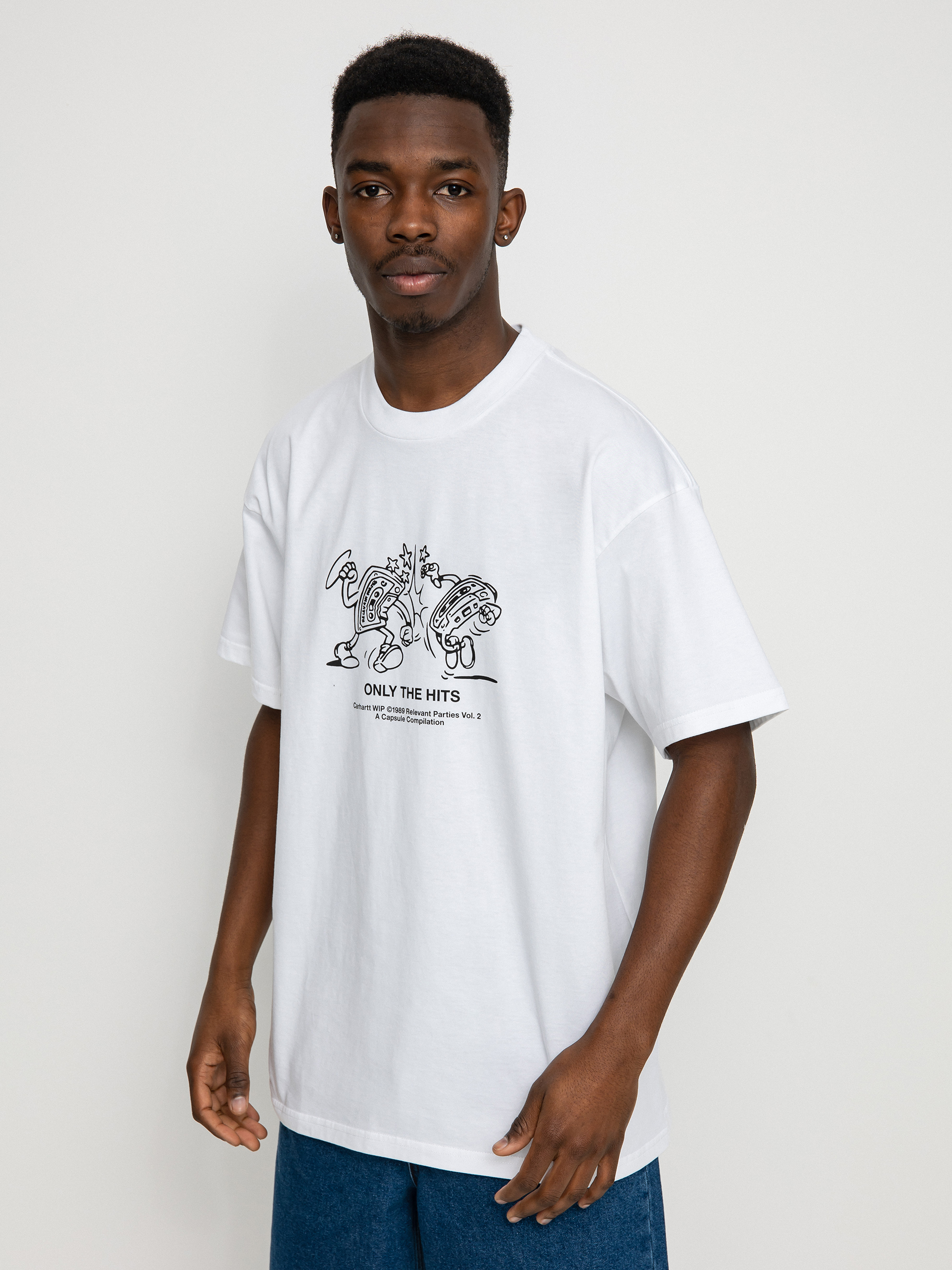 T-shirt Carhartt WIP X Relevant Parties Vol 2 (white/black)