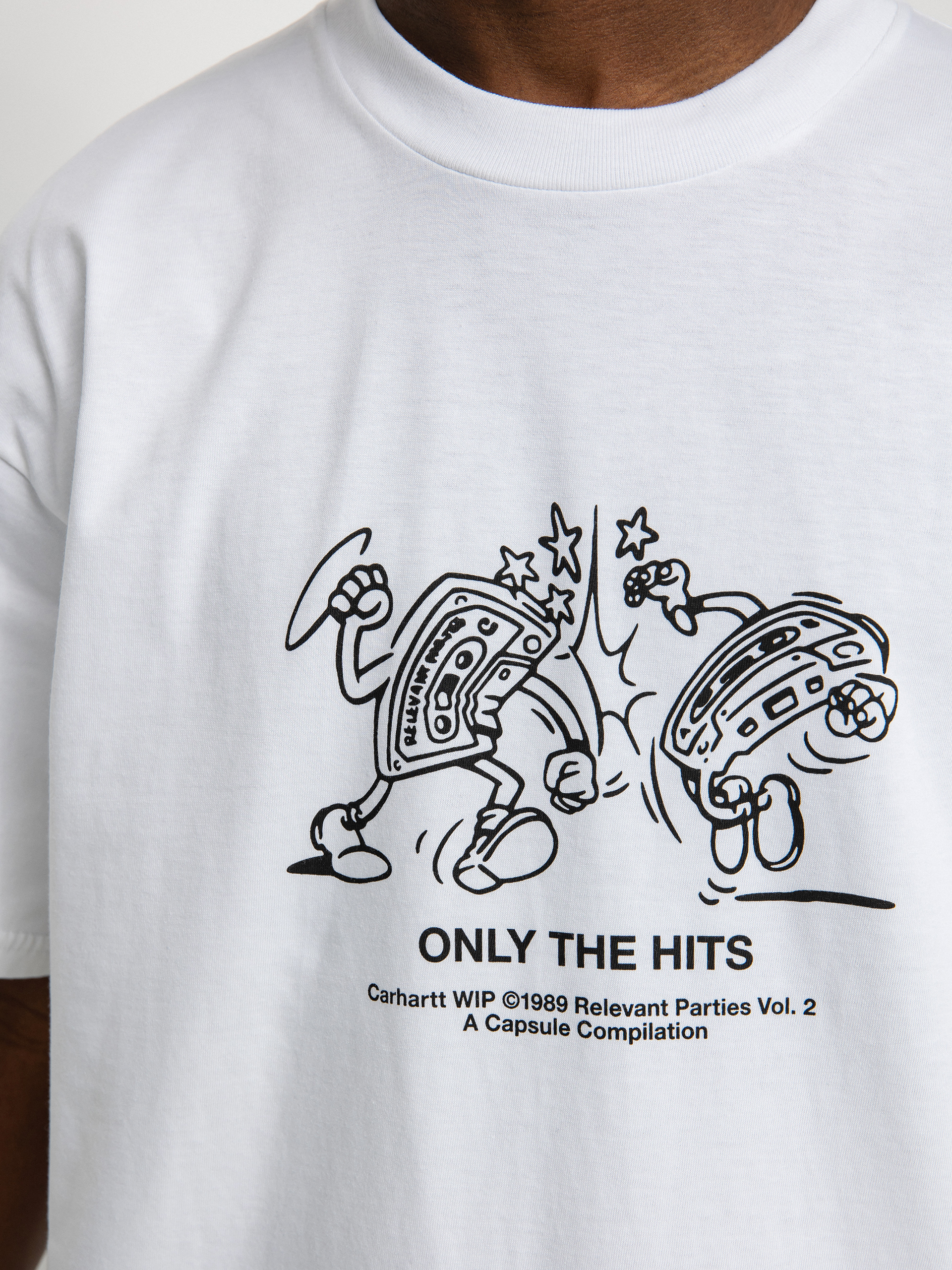 T-shirt Carhartt WIP X Relevant Parties Vol 2 (white/black)