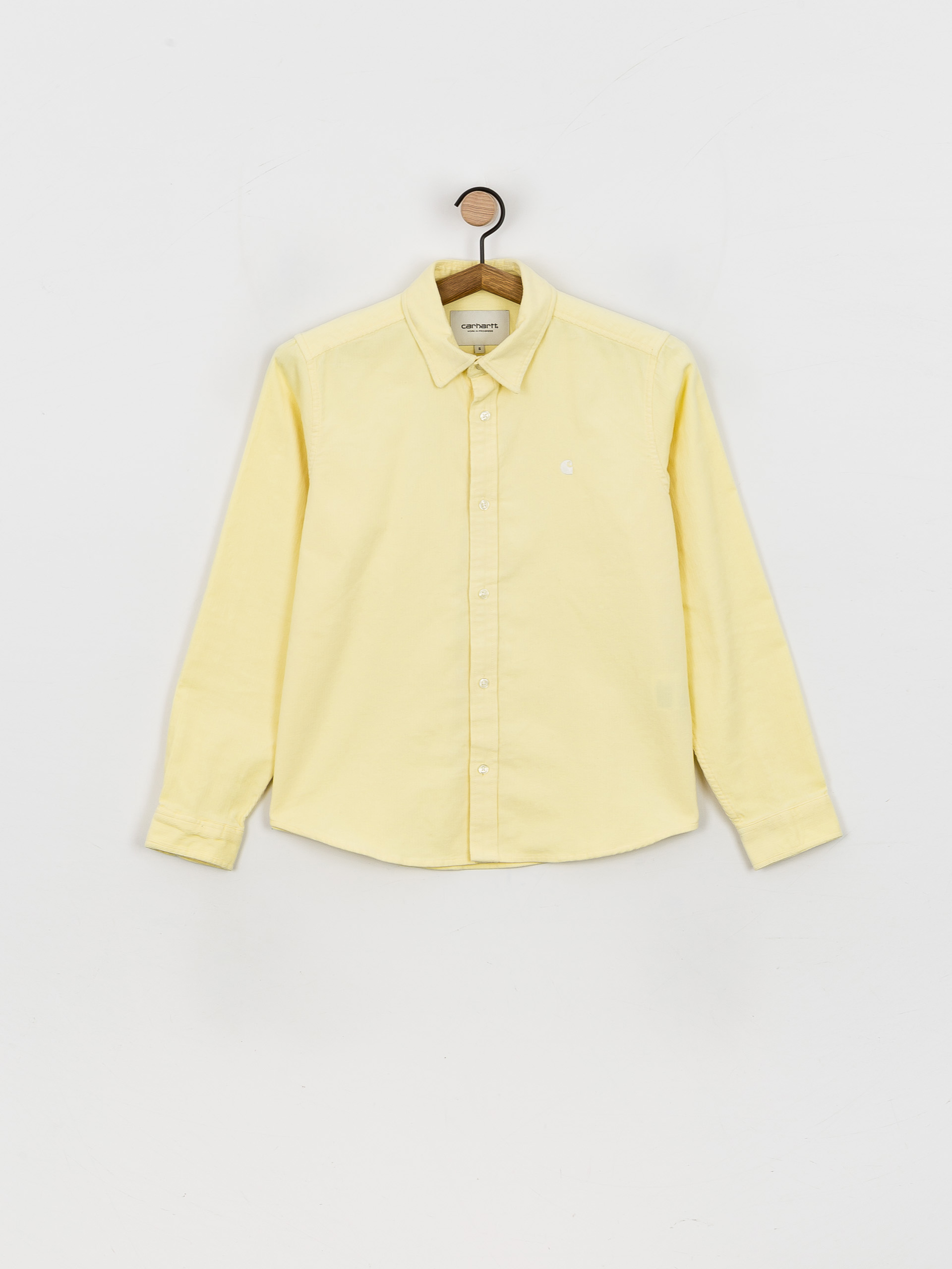 Koszula Carhartt WIP Madison Fine Cord Wmn (soft yellow/white)