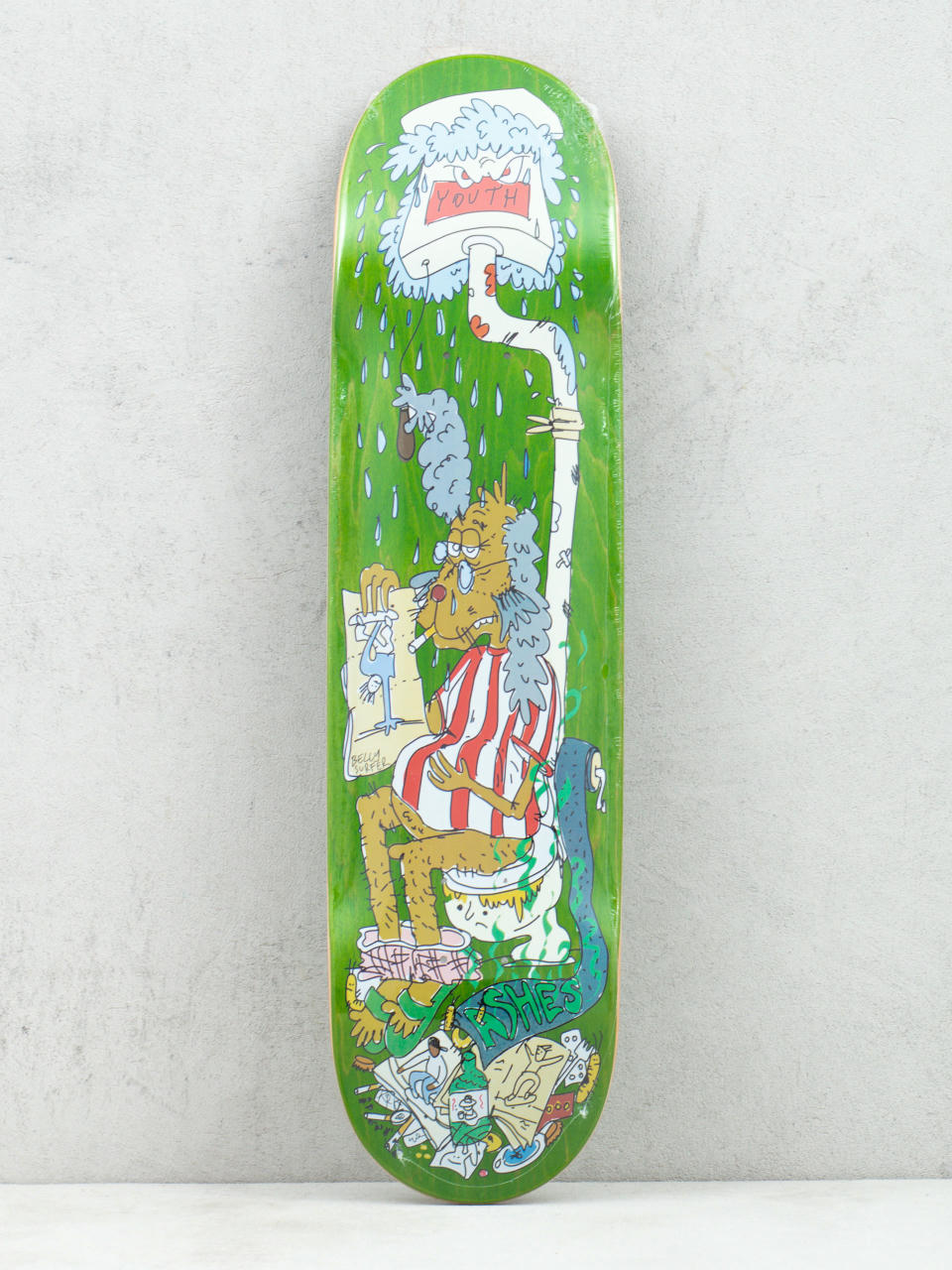 Deck Youth Skateboards X Ashes Old Dog (green)