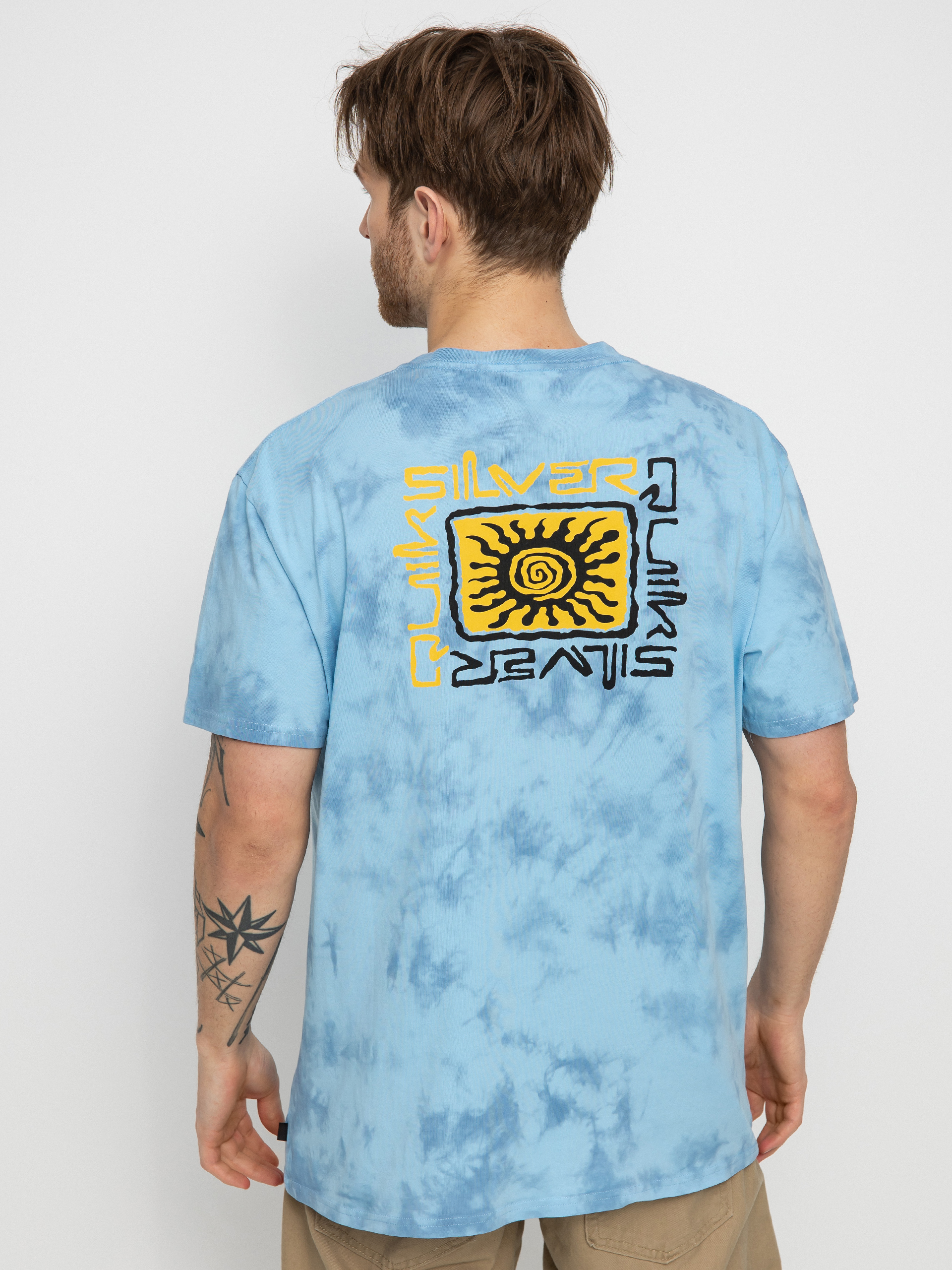 T-shirt Quiksilver Slow Dive (faded denim)