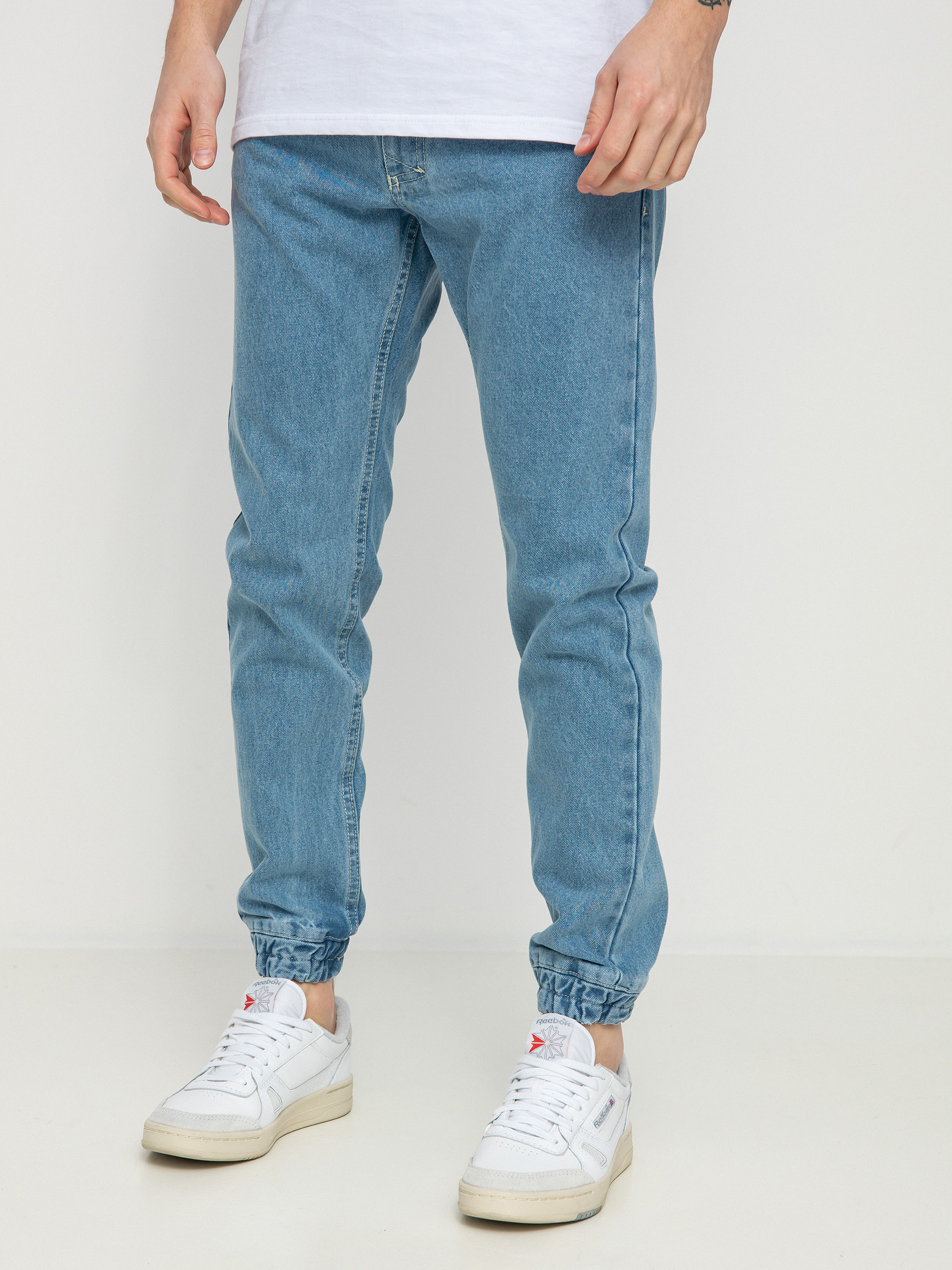 Spodnie MassDnm Base Joggers Jeans (light blue)