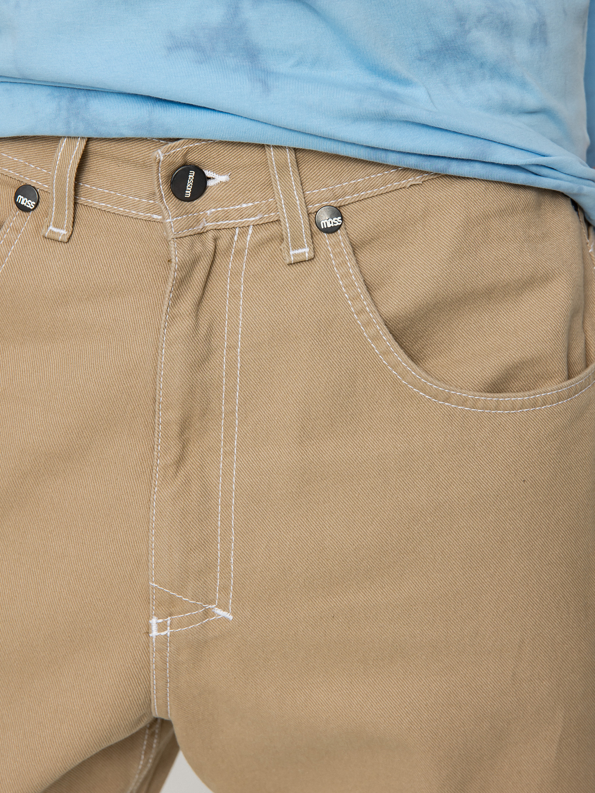 Spodnie MassDnm Craft Baggy Fit (beige)