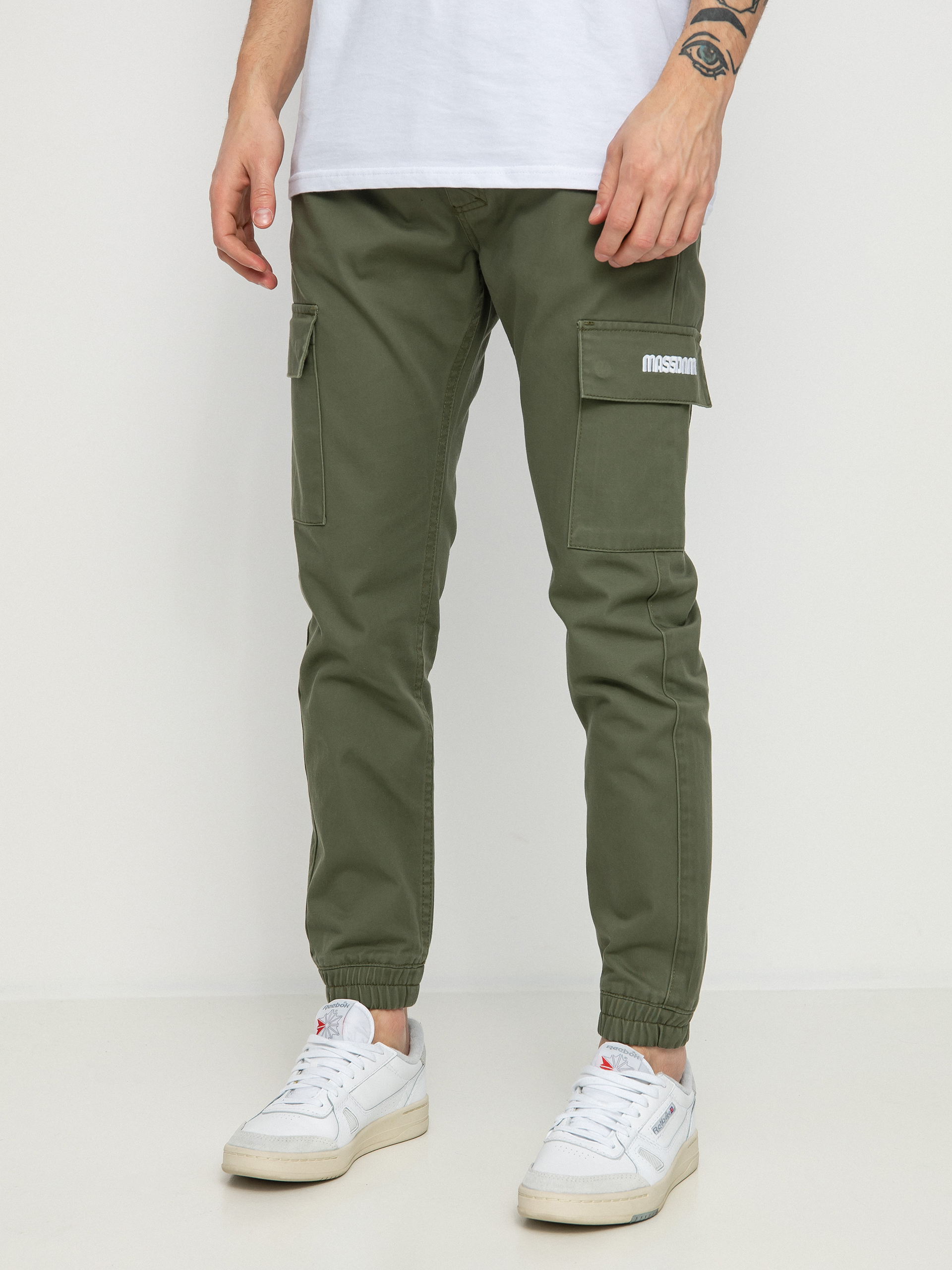 Spodnie MassDnm Cargo Joggers Sneaker Fit (olive)