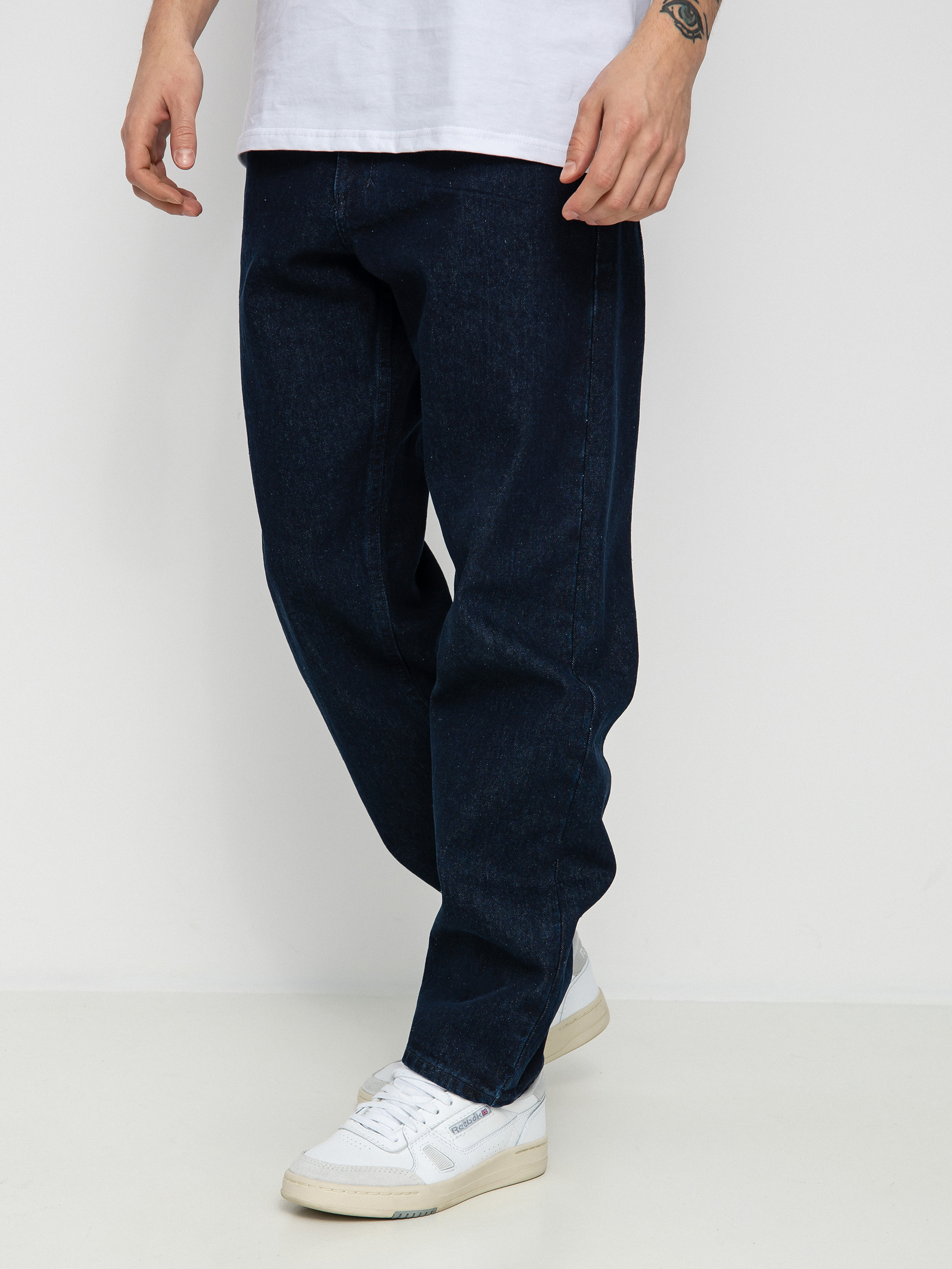 Spodnie MassDnm Craft Jeans Baggy Fit (dark blue)