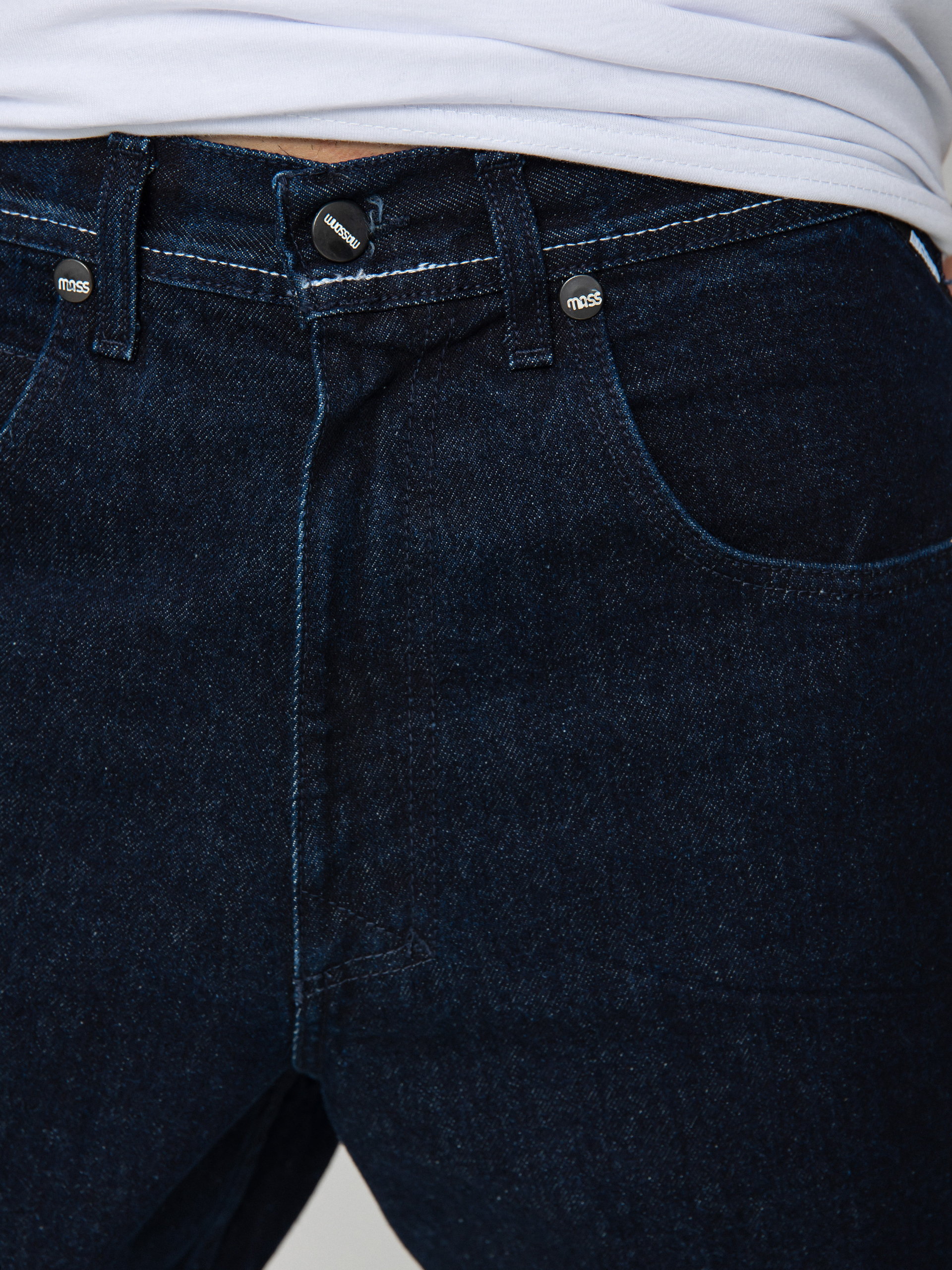 Spodnie MassDnm Craft Jeans Baggy Fit (dark blue)