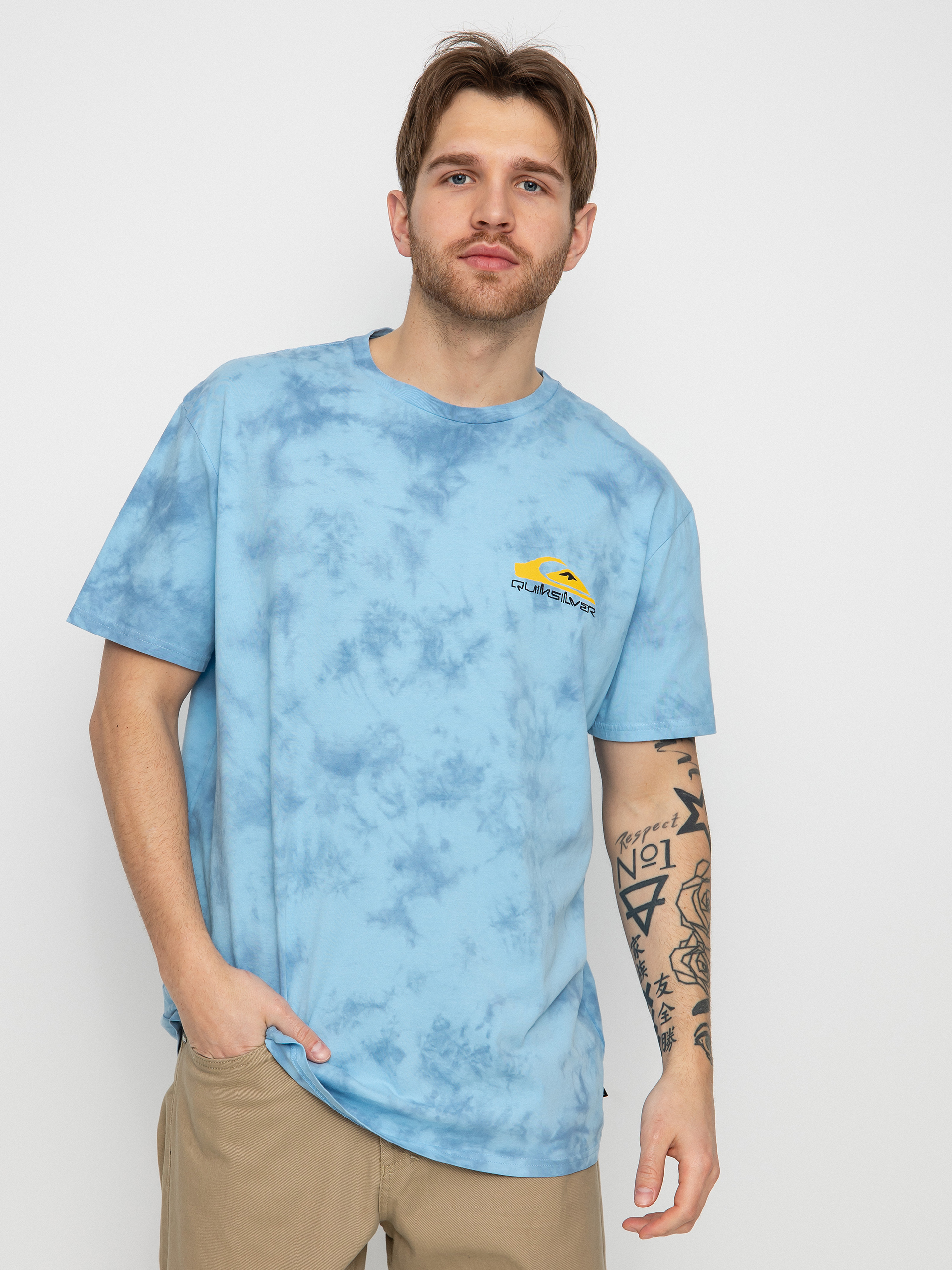 T-shirt Quiksilver Slow Dive (faded denim)