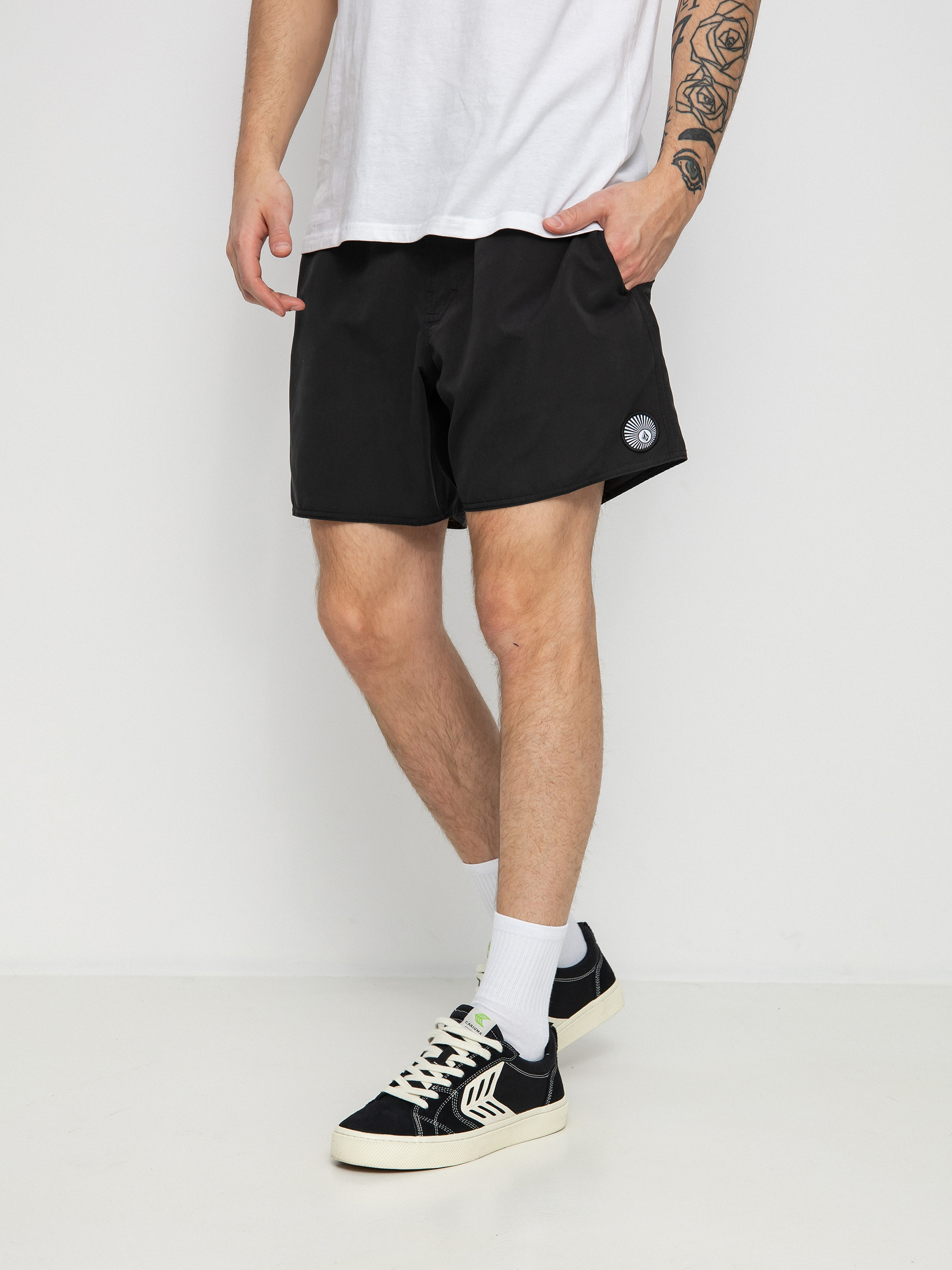 Boardshorty Volcom Lido Solid Trunk 16 (black)