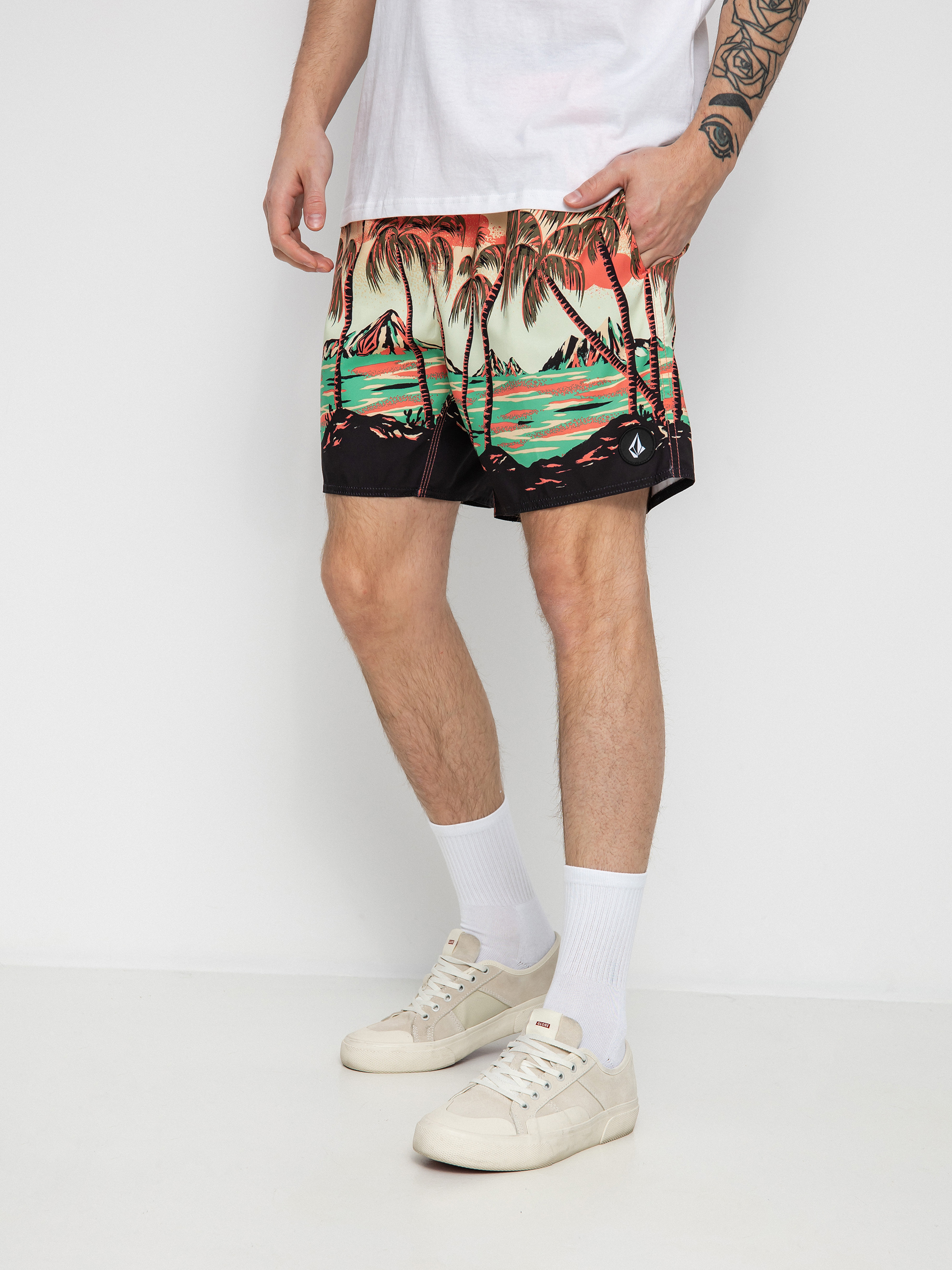 Boardshorty Volcom Novelty Trunk 17 (living coral)
