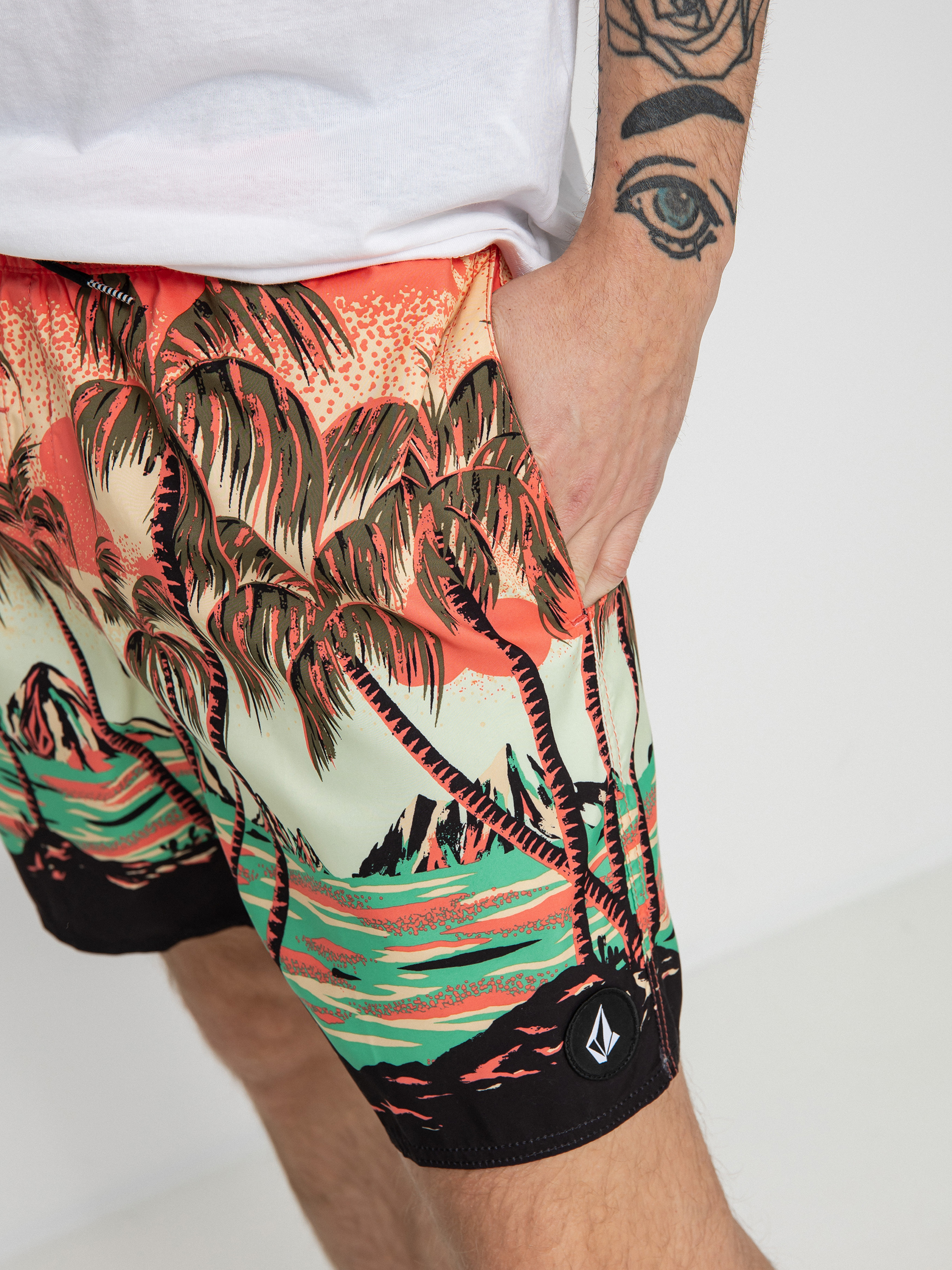 Boardshorty Volcom Novelty Trunk 17 (living coral)