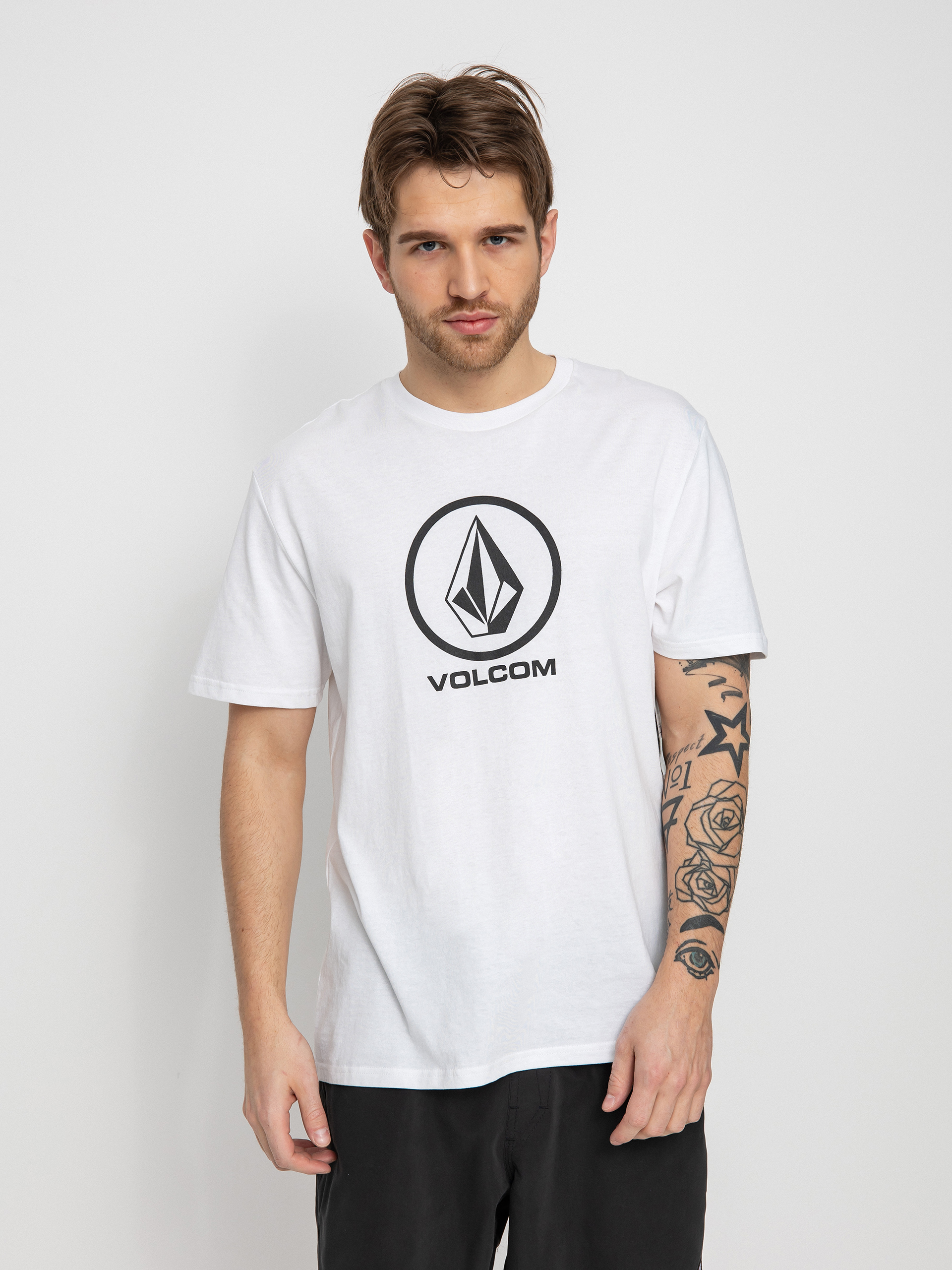 T-shirt Volcom Crisp Stone Bsc (white)