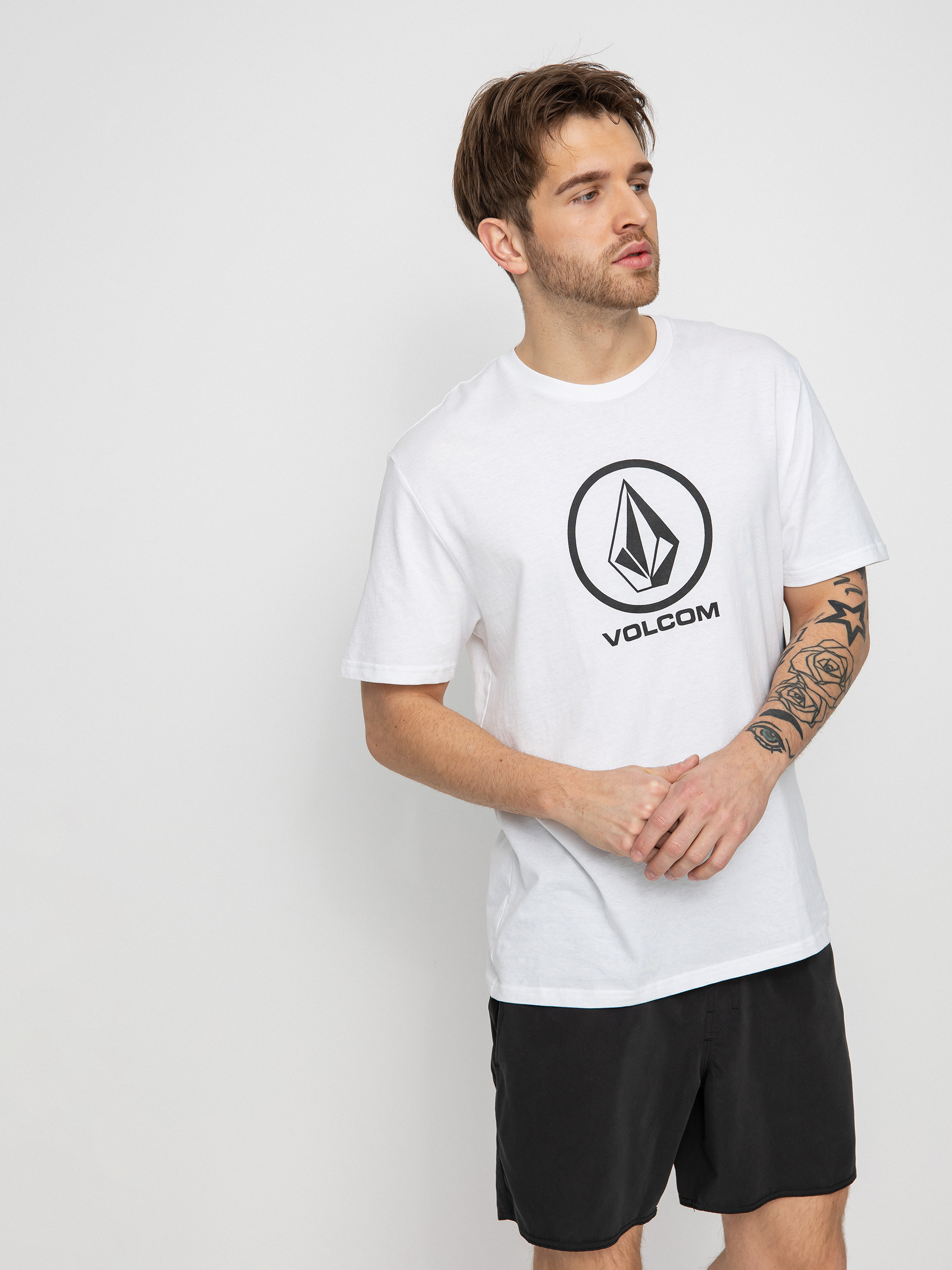 T-shirt Volcom Crisp Stone Bsc (white)
