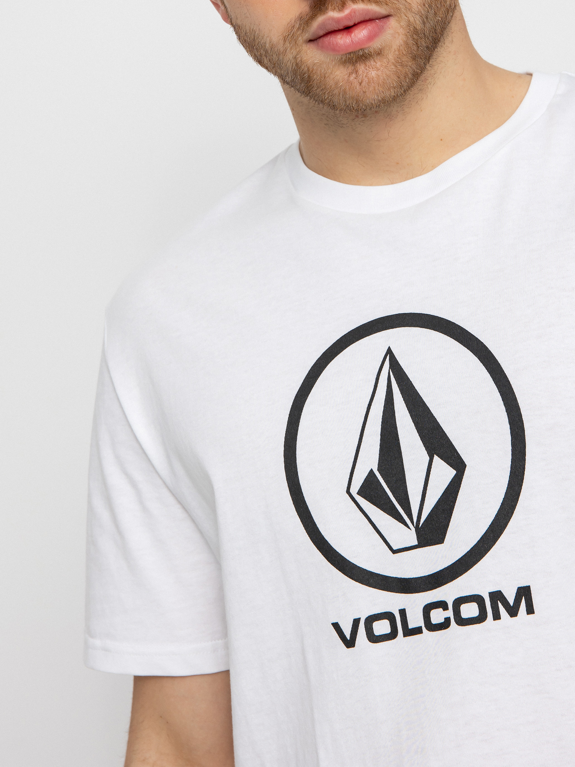 T-shirt Volcom Crisp Stone Bsc (white)