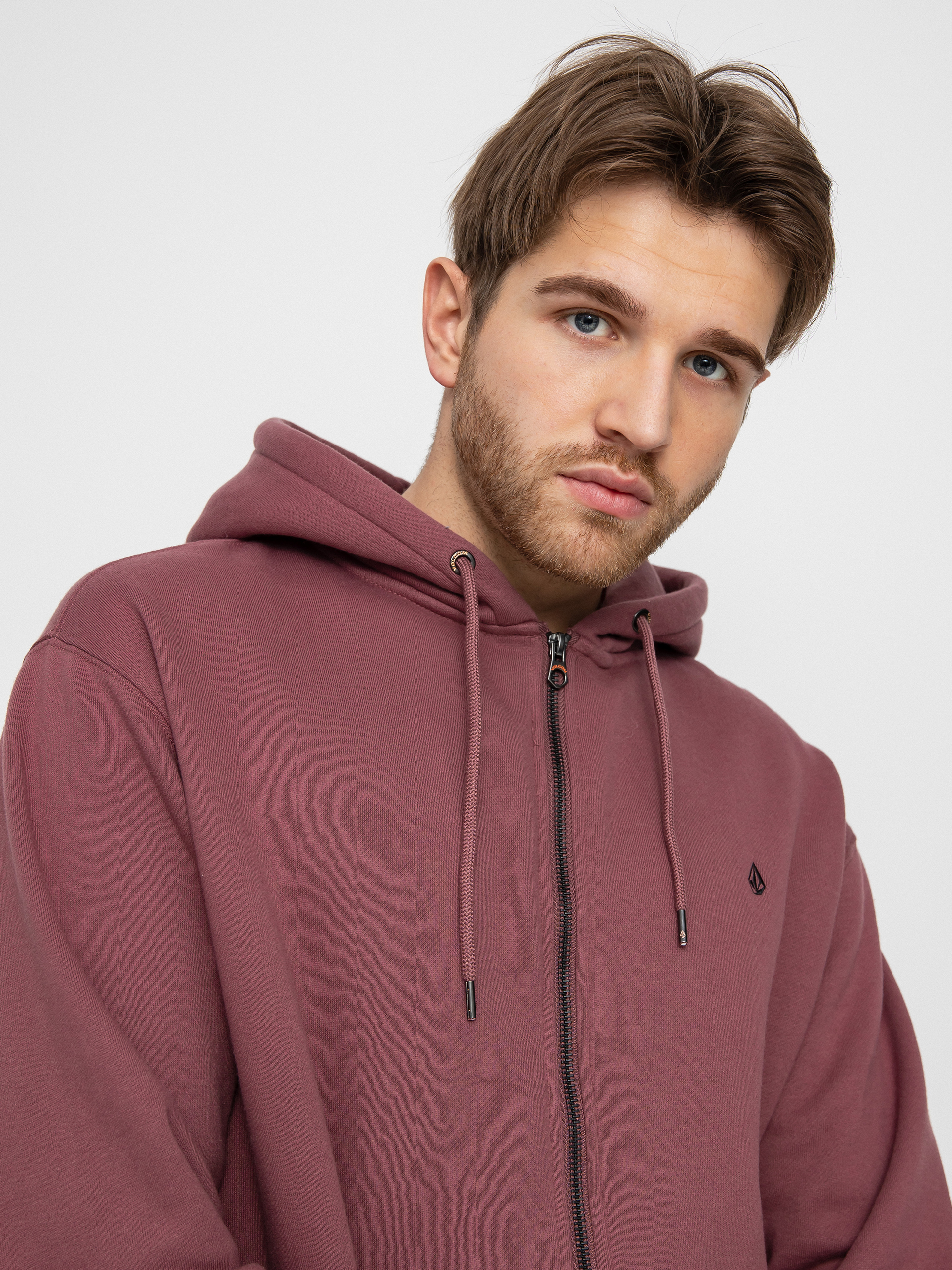 Bluza z kapturem Volcom Sngl Stn ZHD (rose brown)