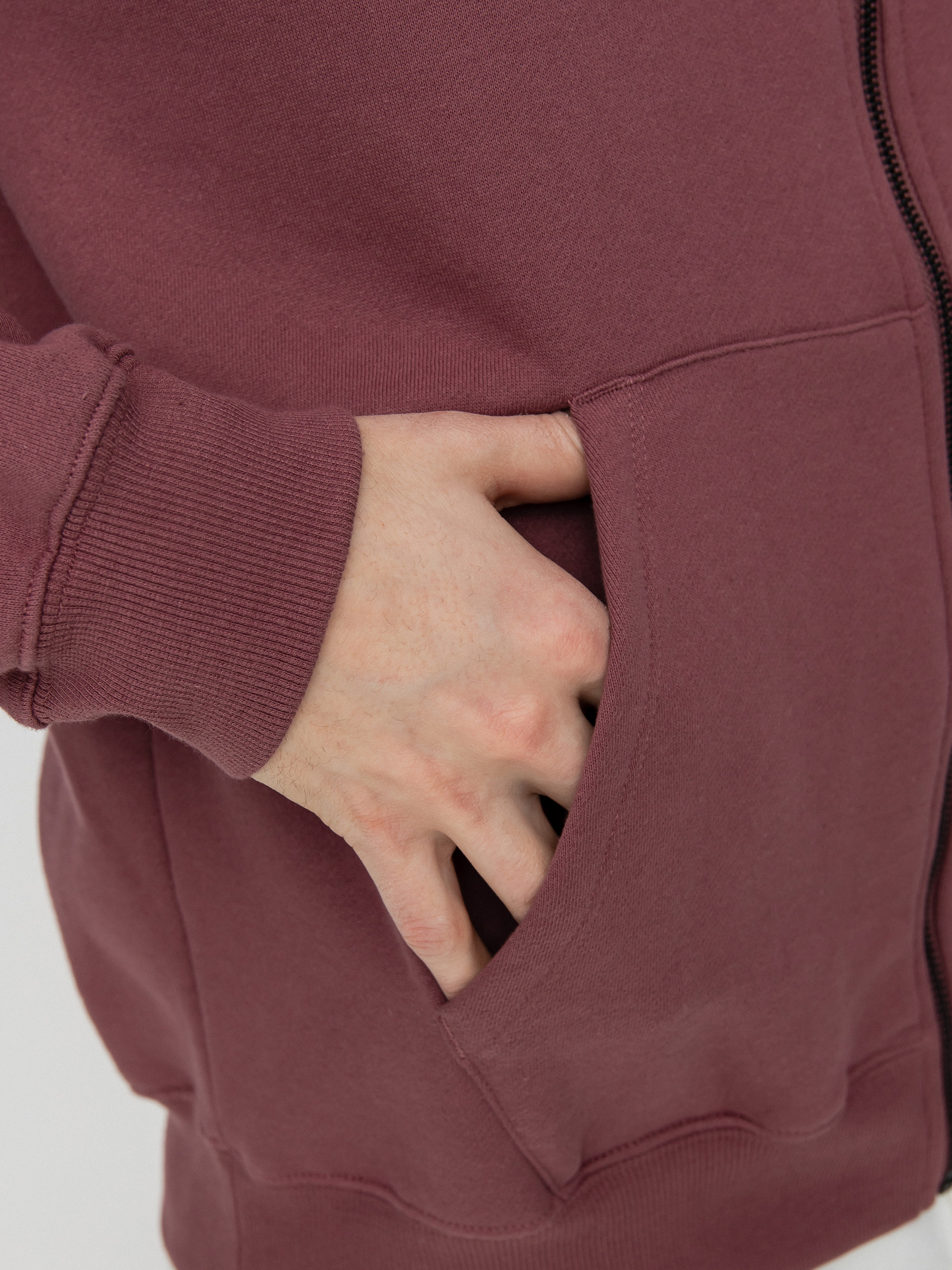 Bluza z kapturem Volcom Sngl Stn ZHD (rose brown)