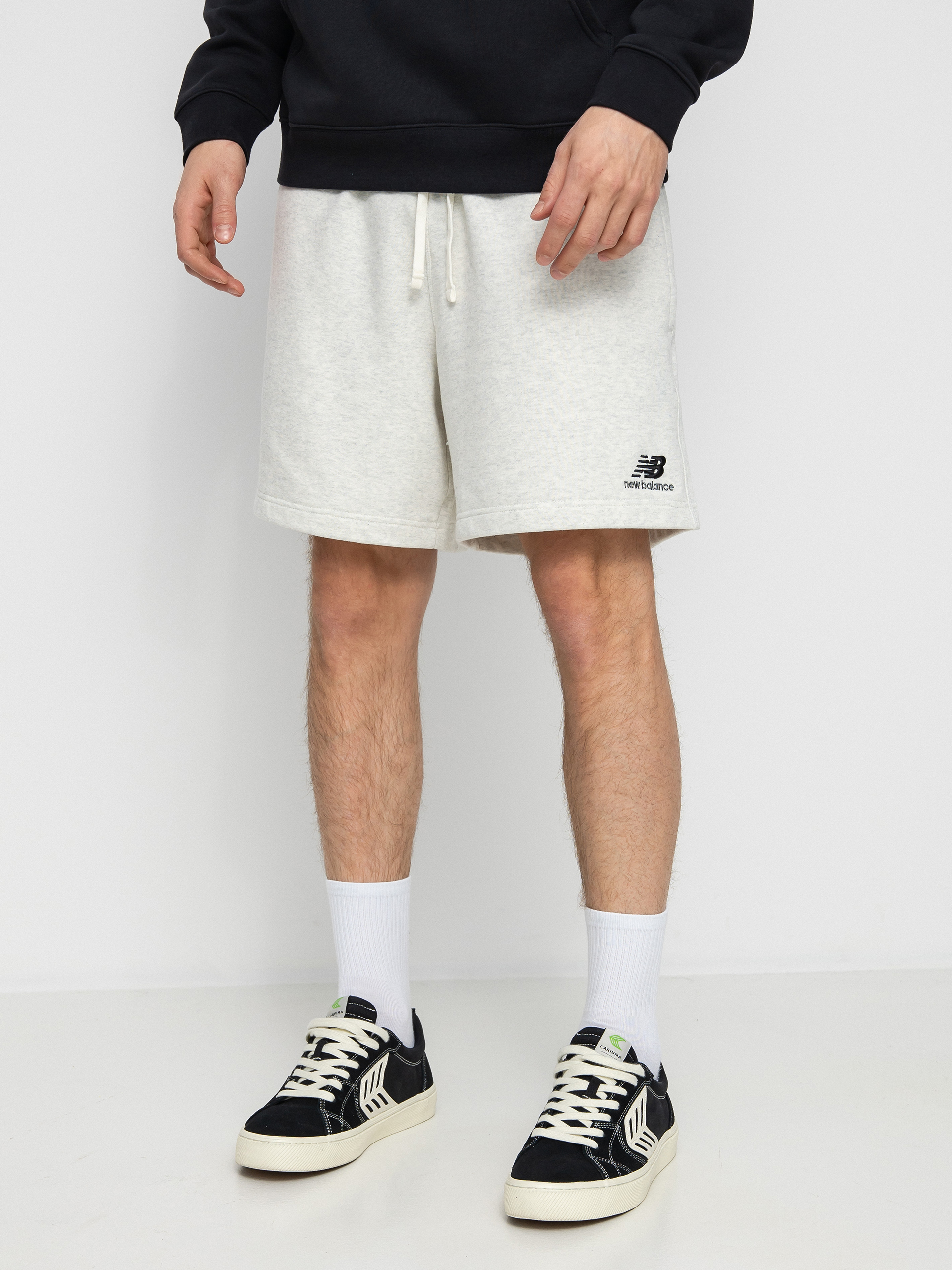Szorty New Balance Essentials Uni Ssentials (grey)