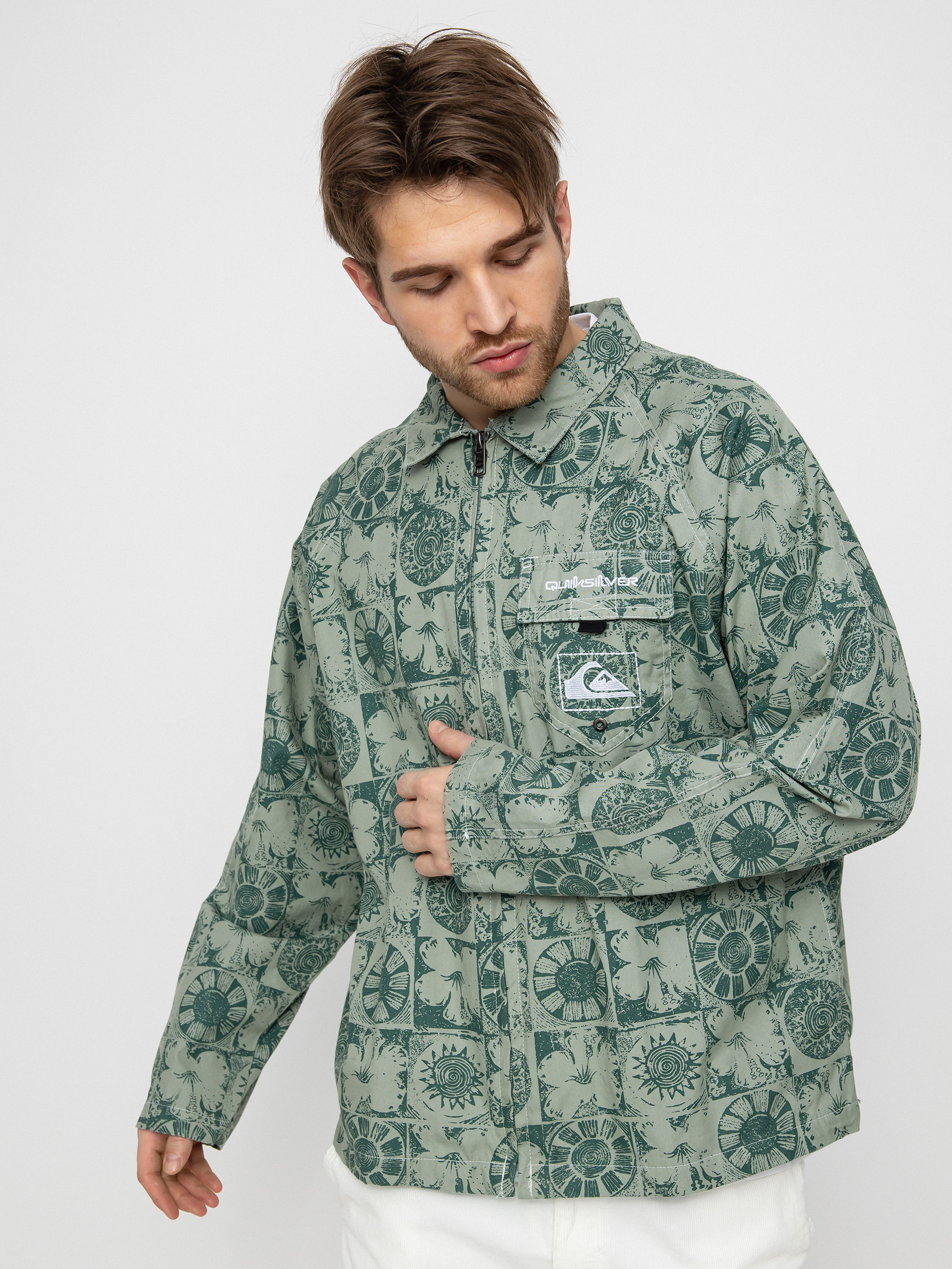 Kurtka Quiksilver Surf Memory (green milieu)