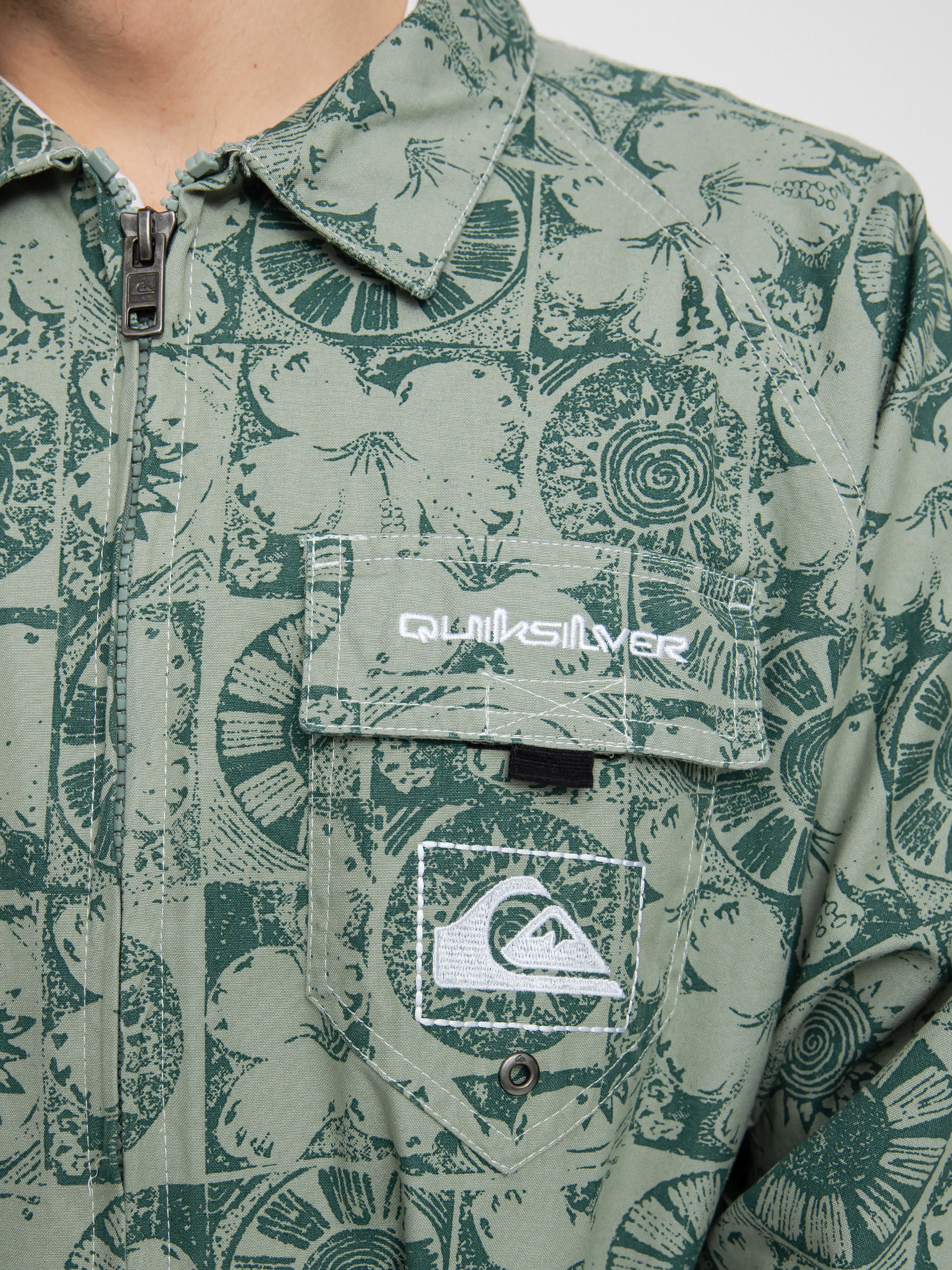 Kurtka Quiksilver Surf Memory (green milieu)