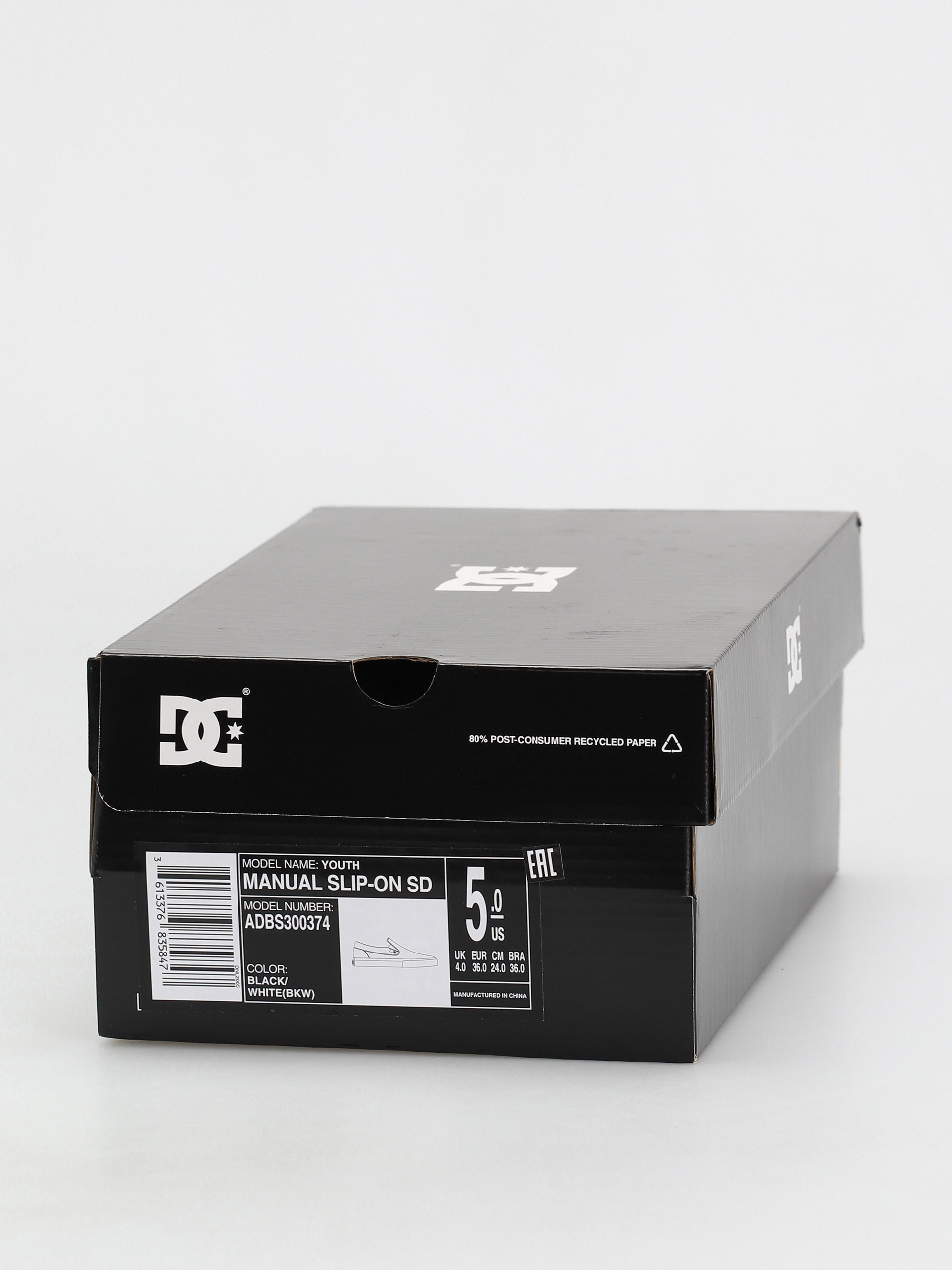 Buty dziecięce DC Manual Slip Sd JR (black/white)