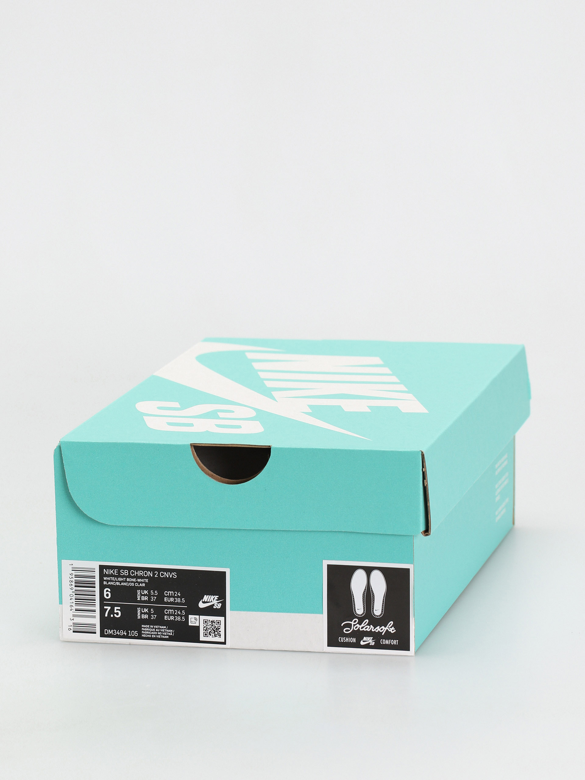 Buty Nike SB Chron 2 Canvas (white/light bone white gum light brown)