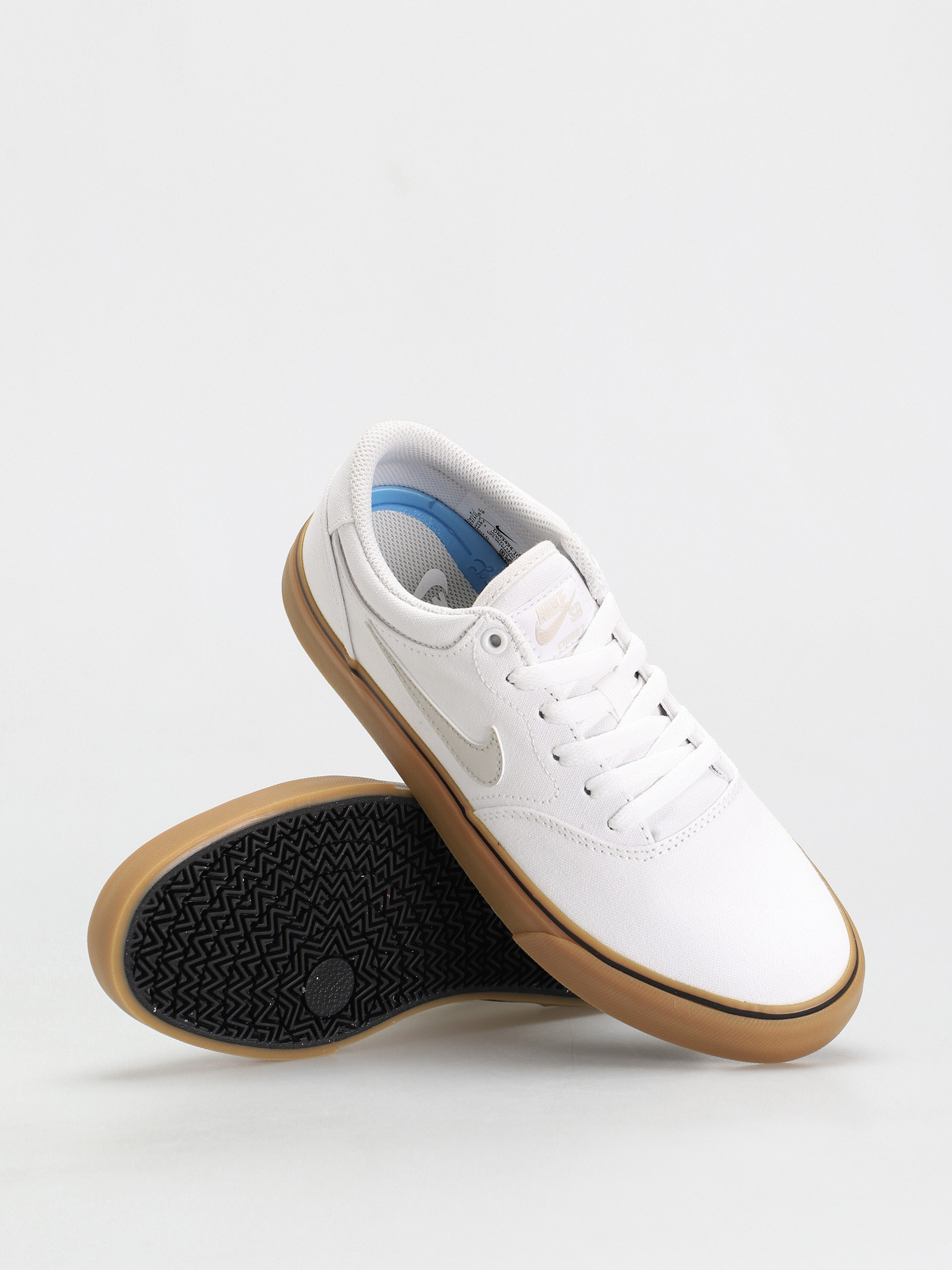 Buty Nike SB Chron 2 Canvas (white/light bone white gum light brown)