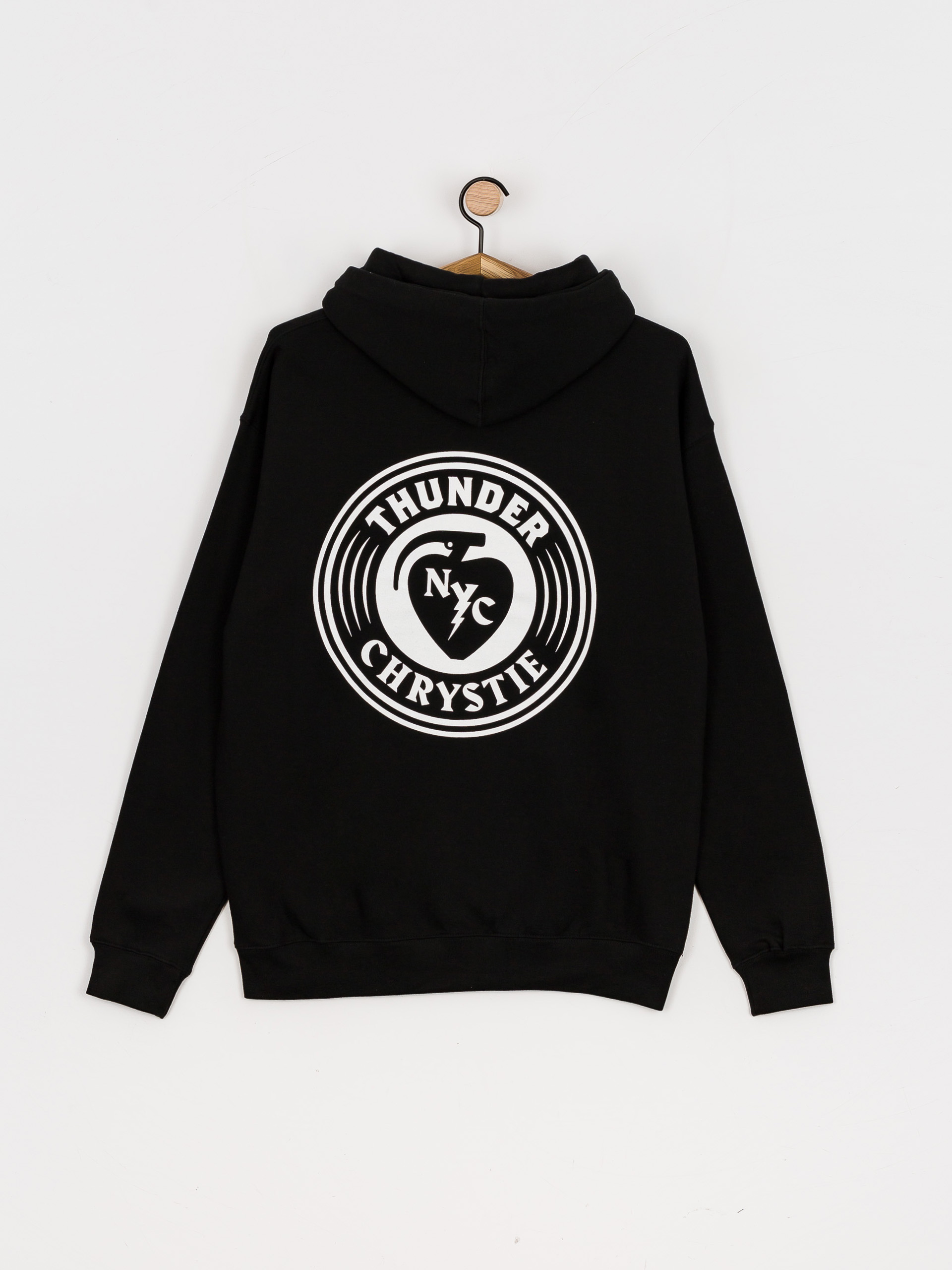 Bluza z kapturem Thunder X Chrystie Circle Logo (black)