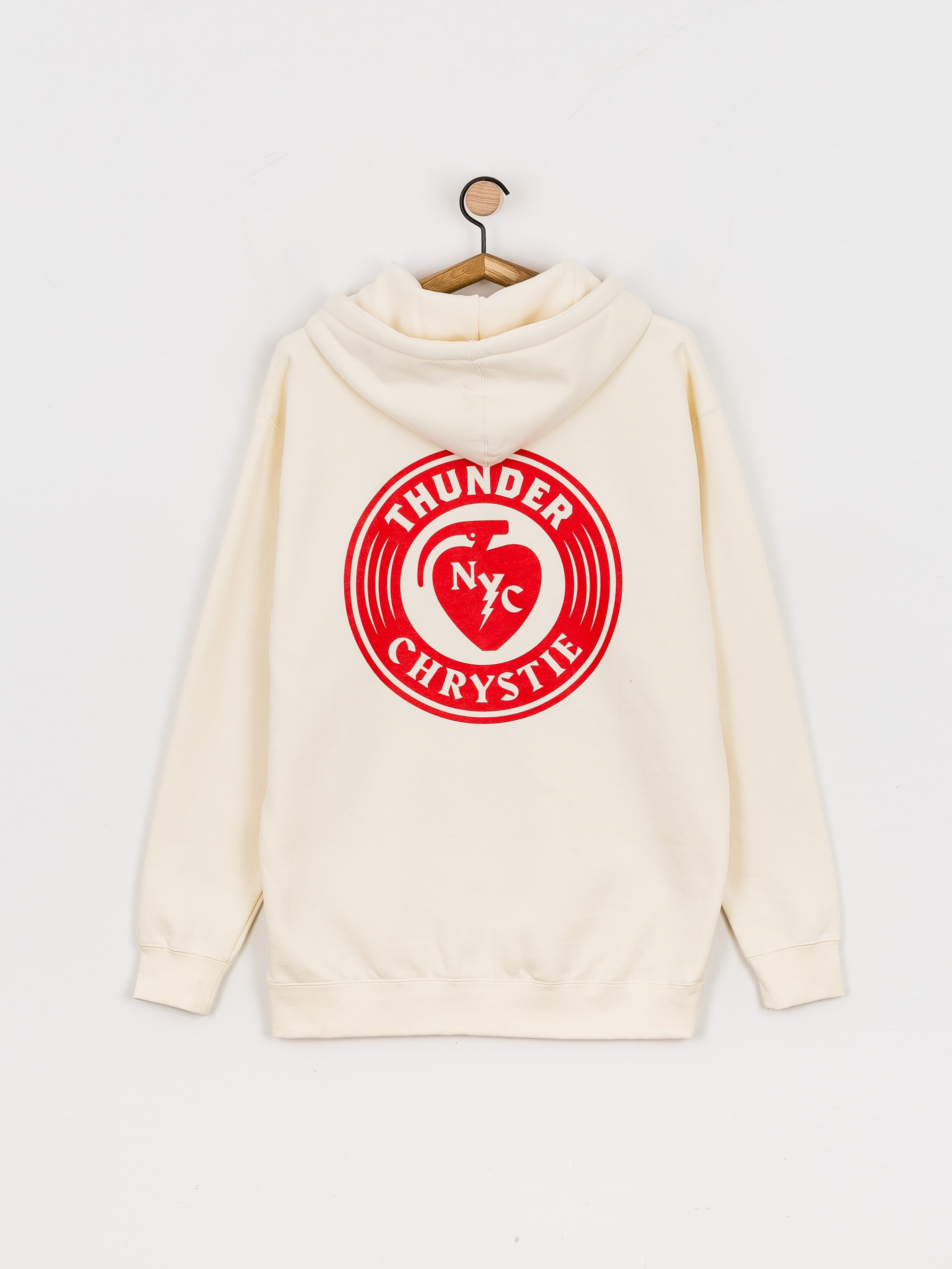 Bluza z kapturem Thunder X Chrystie Circle Logo (bone)