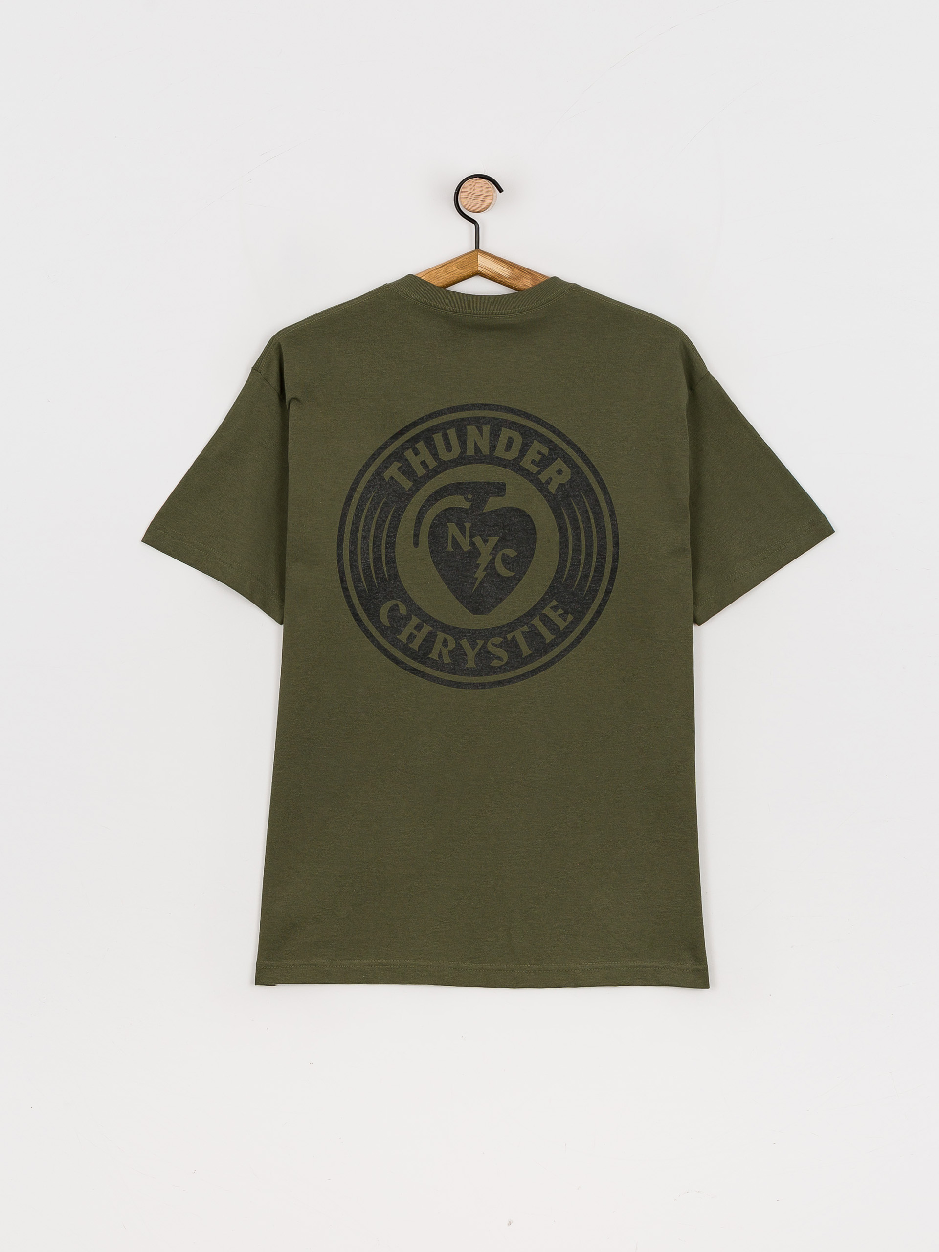 T-shirt Thunder X Chrystie Circle Logo (army green)