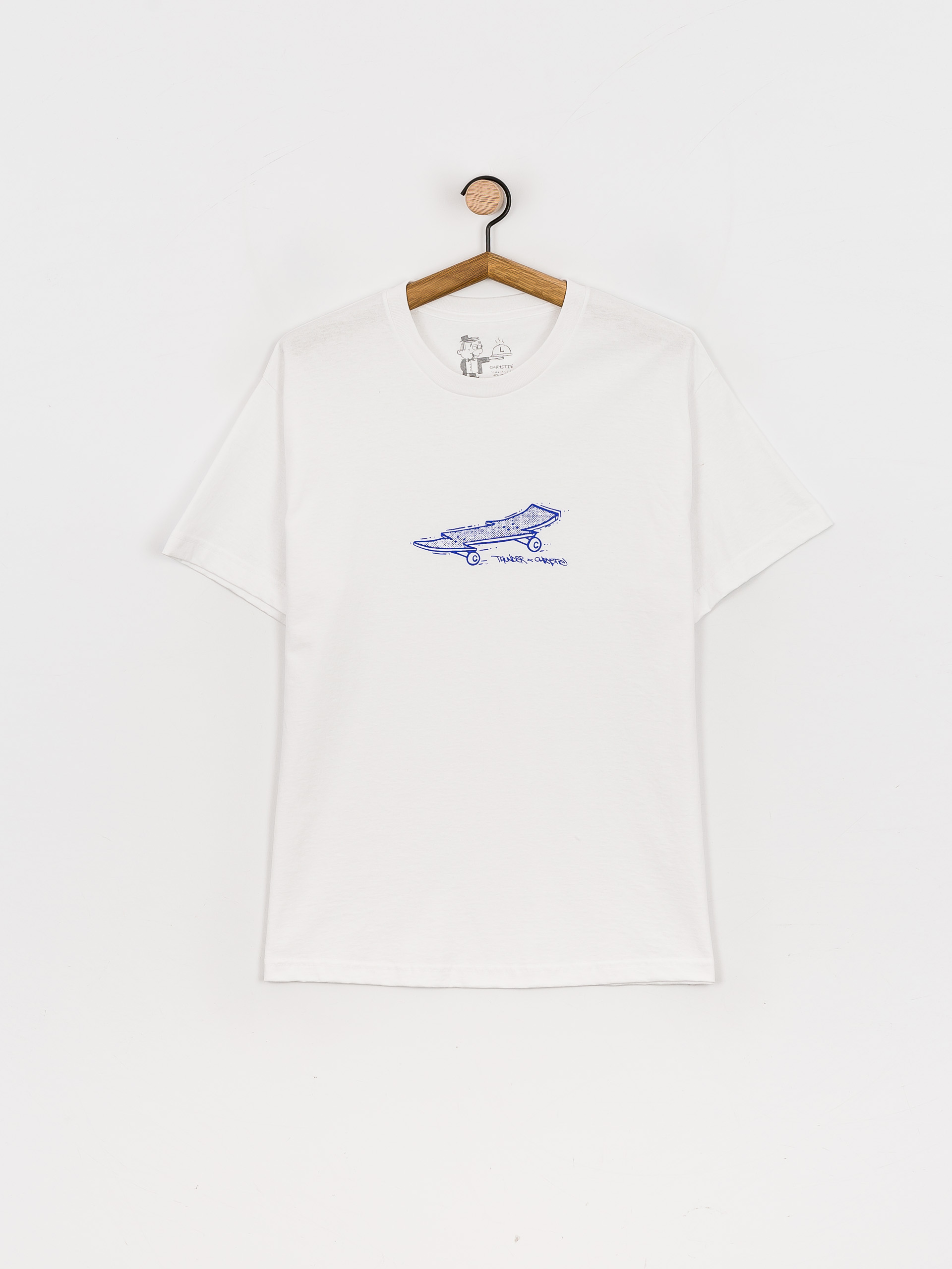 T-shirt Thunder X Chrystie Thunder Lightening Bolt Board (white)