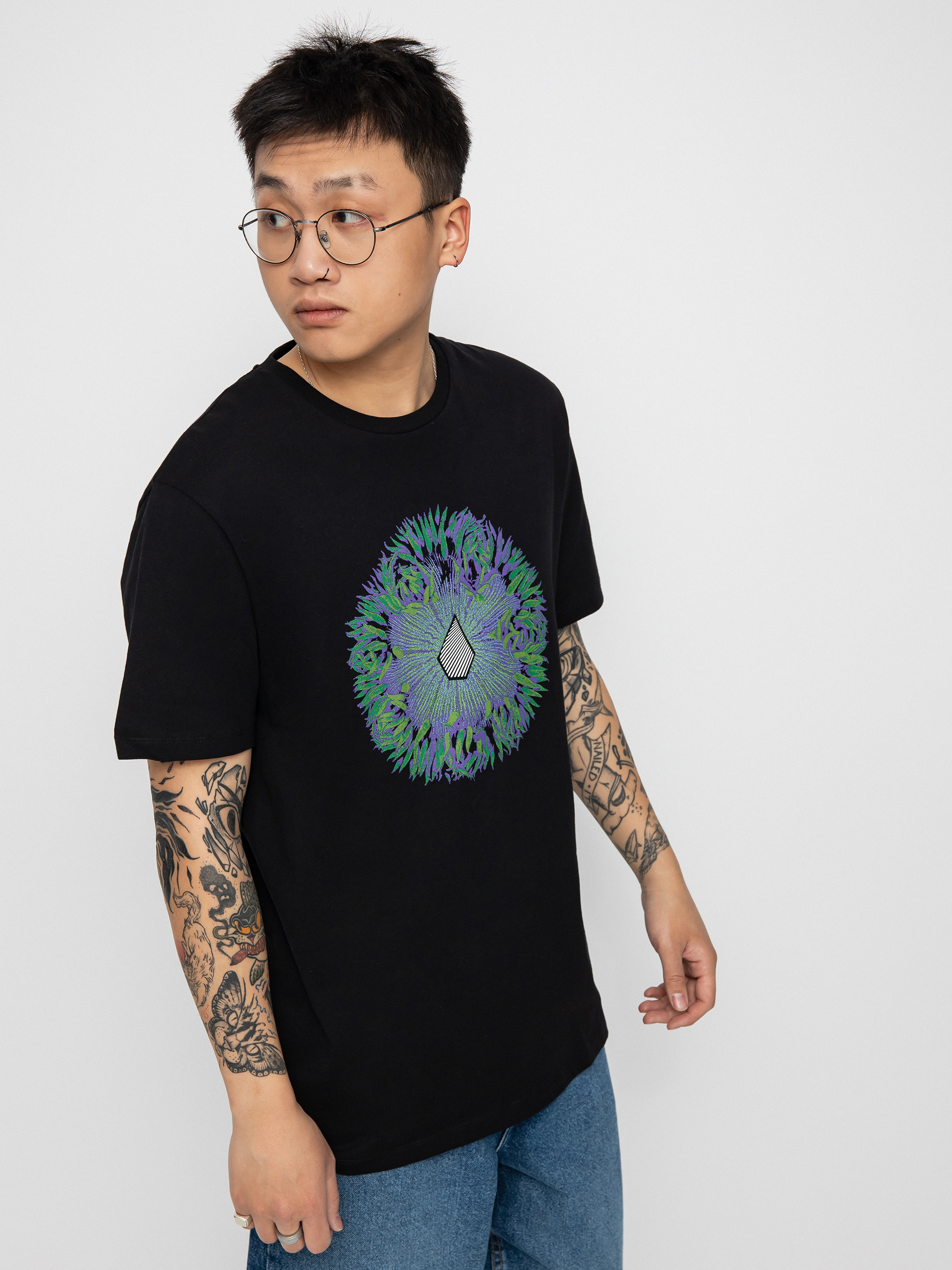 T-shirt Volcom Coral Morph (black)