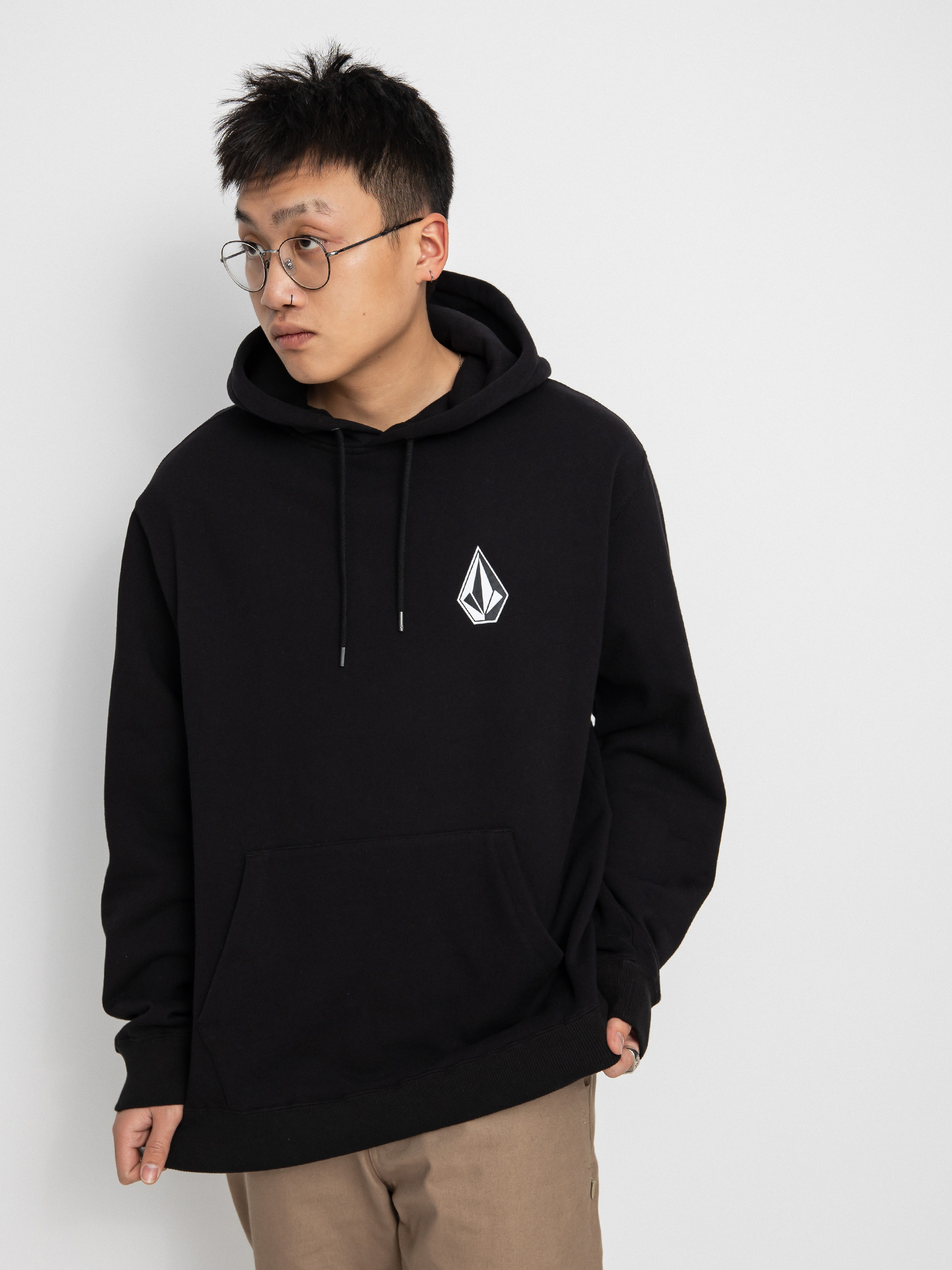 Bluza z kapturem Volcom Iconic Stone HD (black)