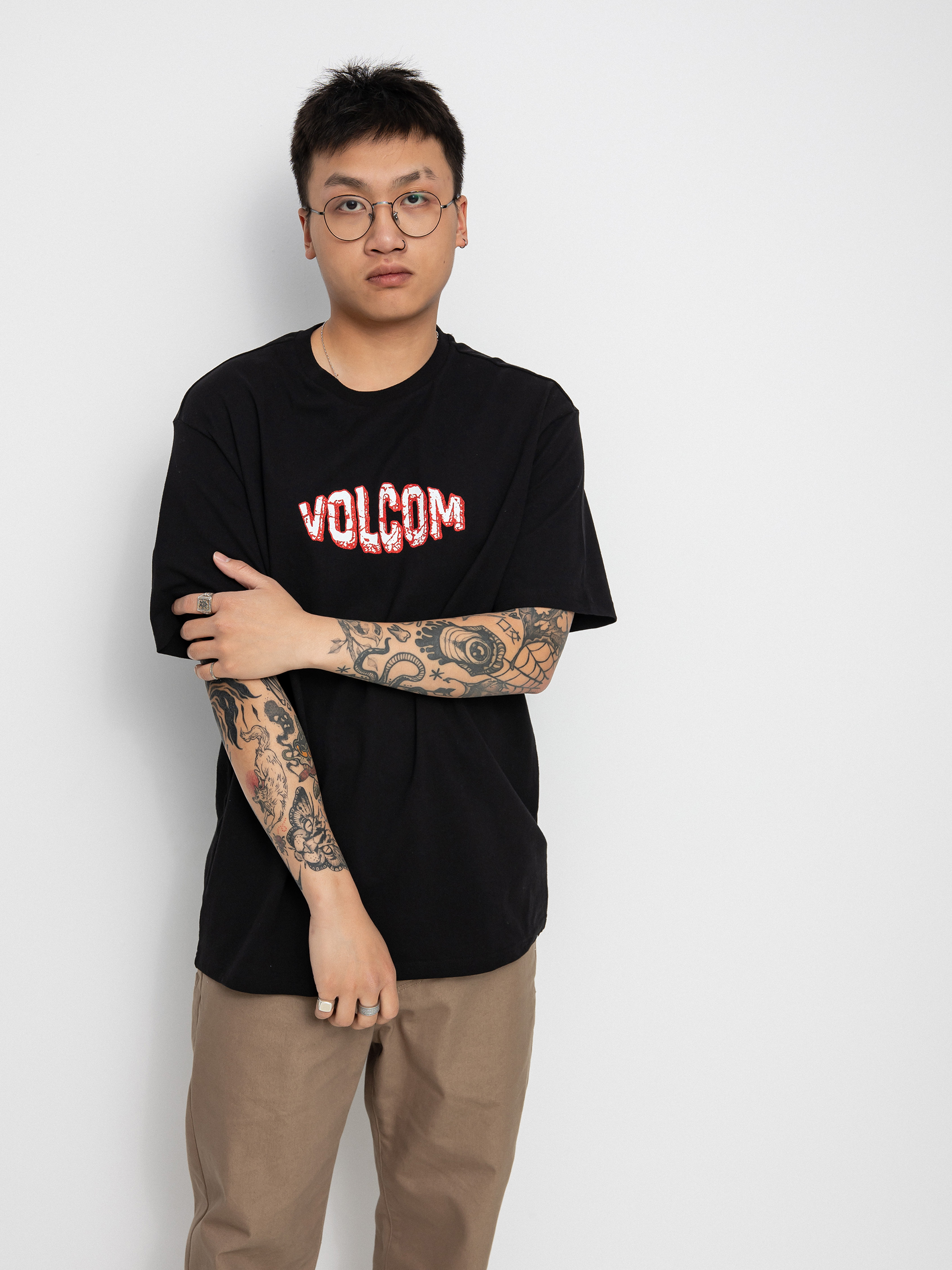 T-shirt Volcom Crusher (black)