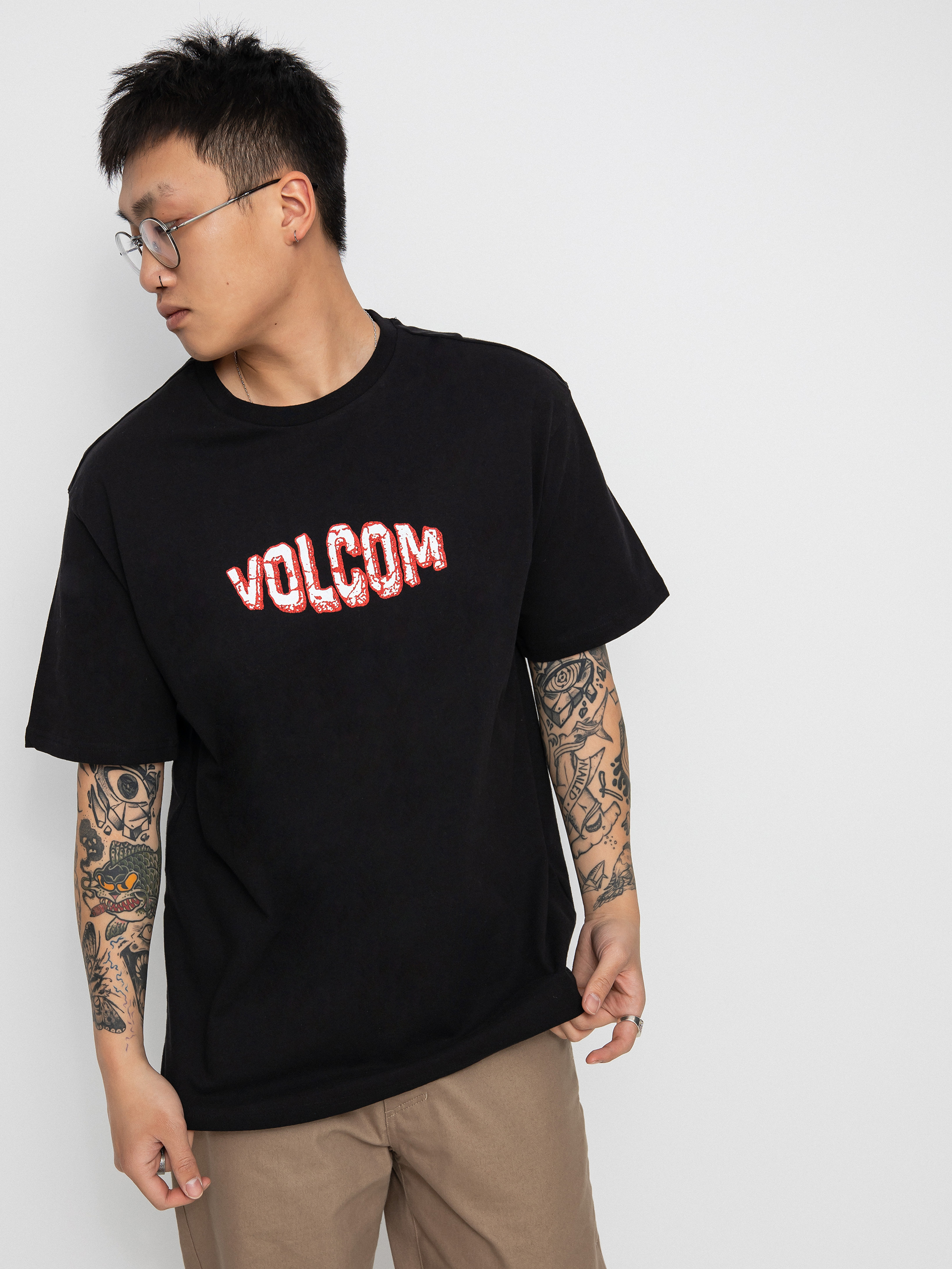 T-shirt Volcom Crusher (black)