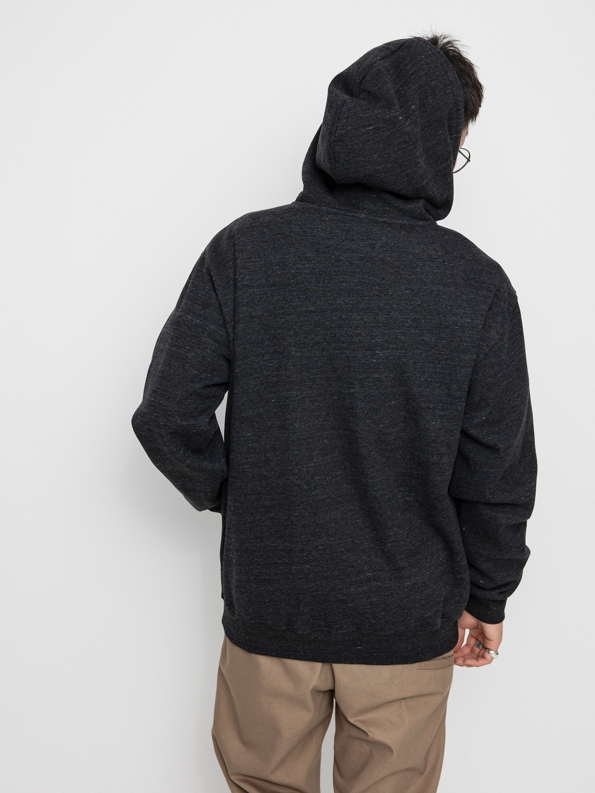 Bluza z kapturem Volcom Sngl Stn ZHD (heather black)