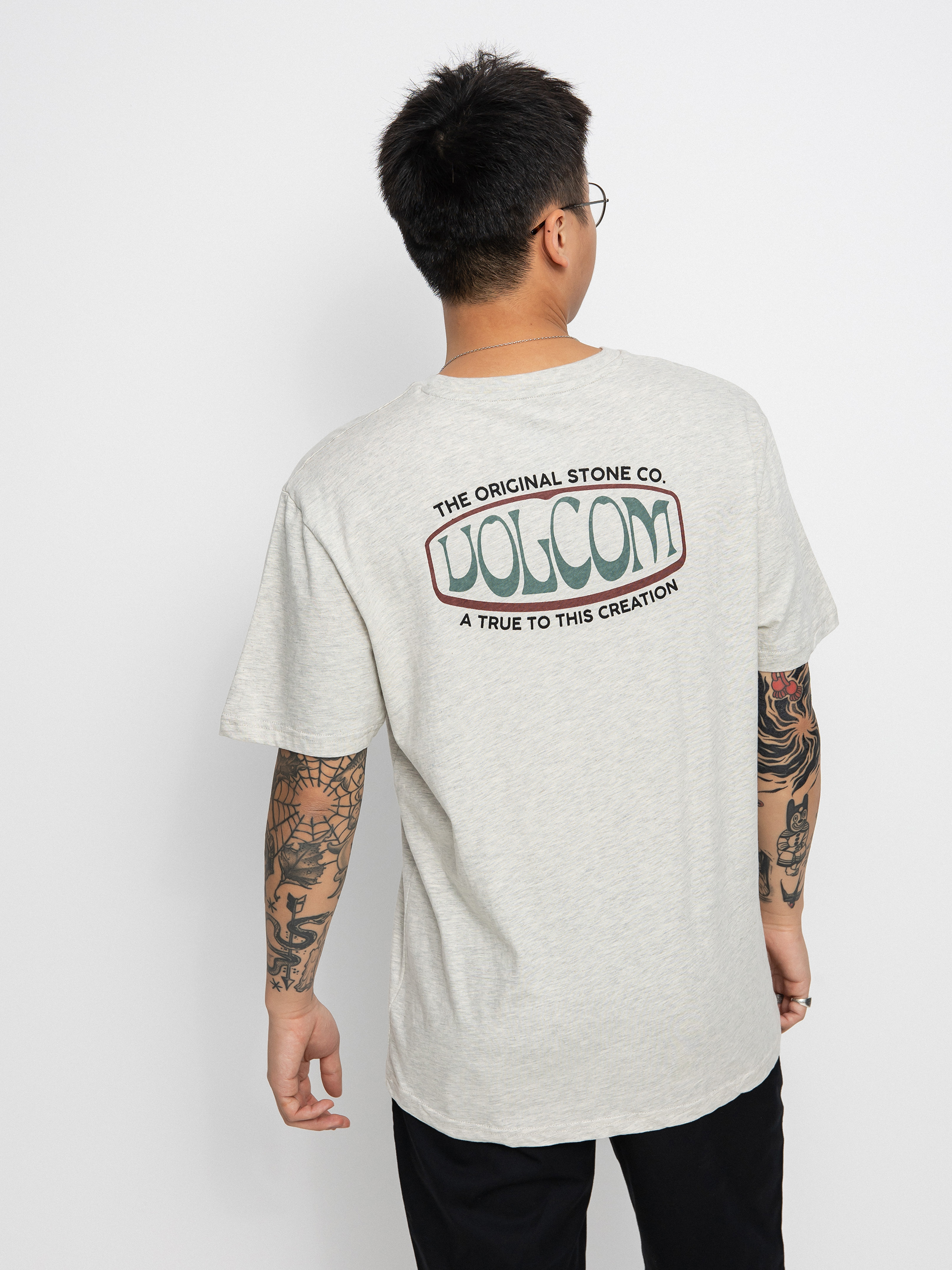 T-shirt Volcom Fisheye (bone heather)