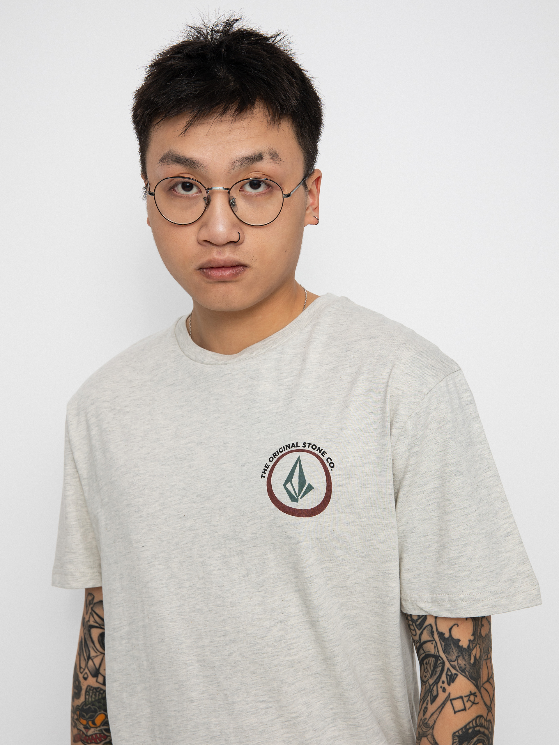 T-shirt Volcom Fisheye (bone heather)