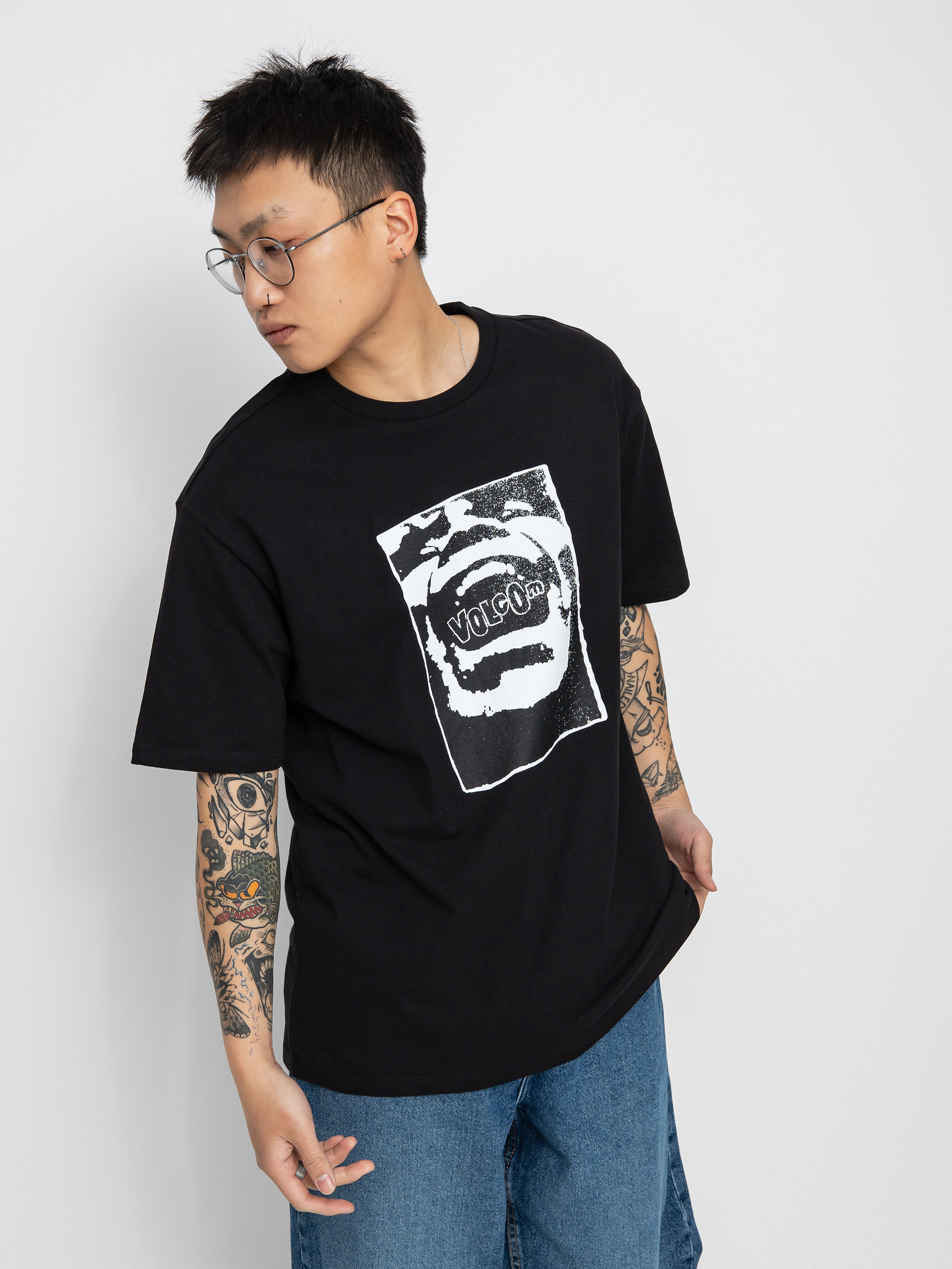 T-shirt Volcom Yeller (black)