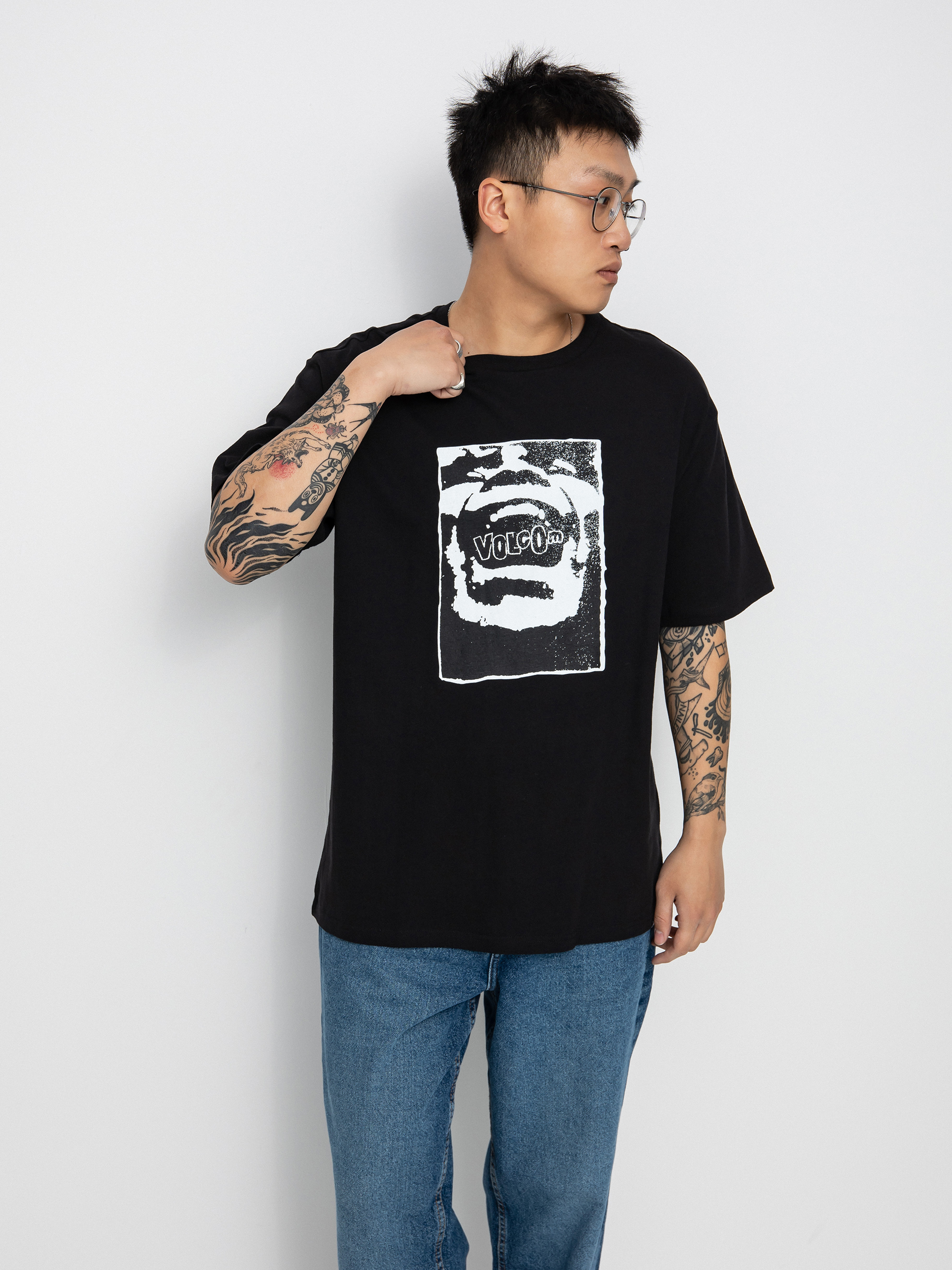 T-shirt Volcom Yeller (black)