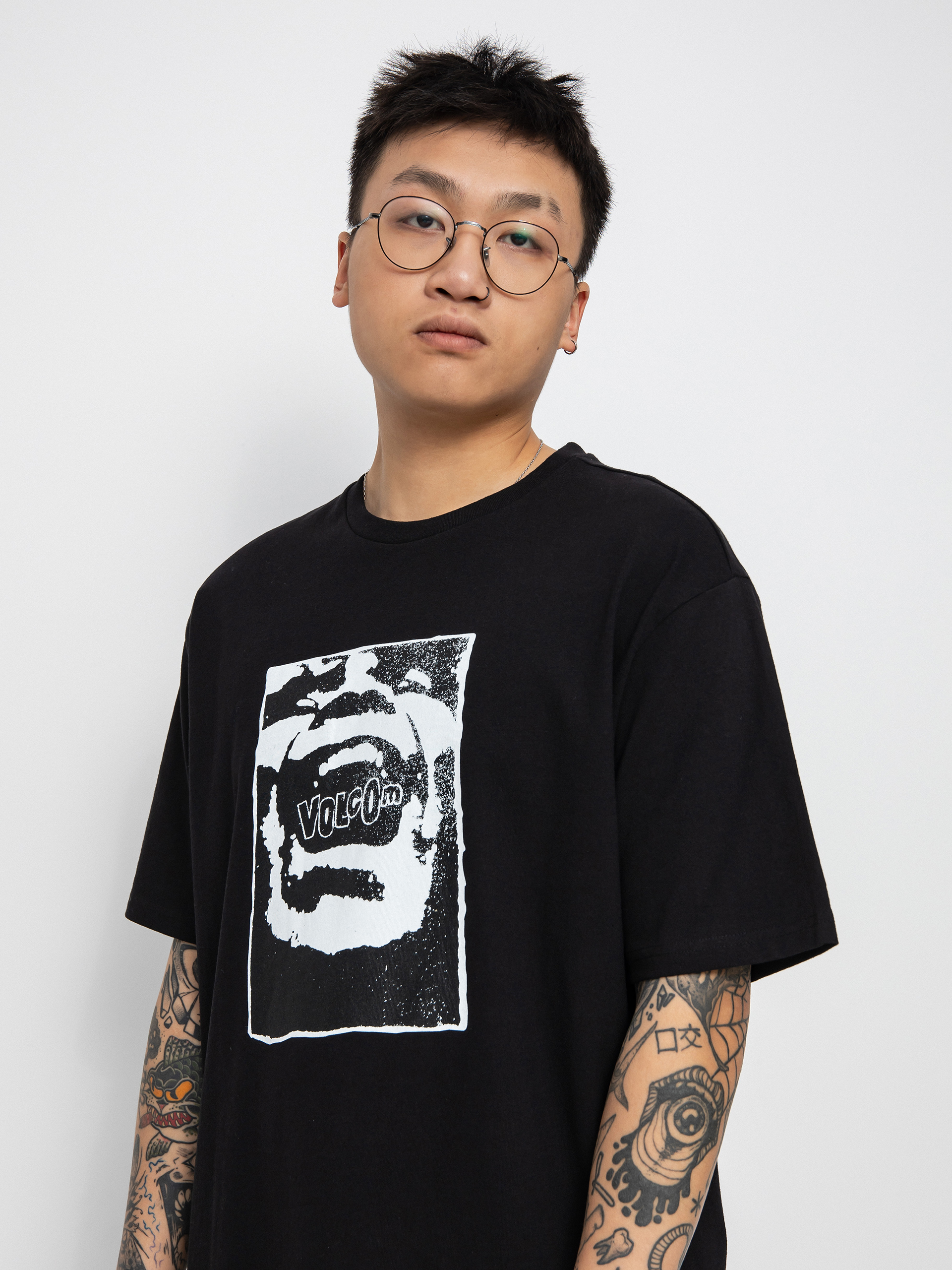 T-shirt Volcom Yeller (black)