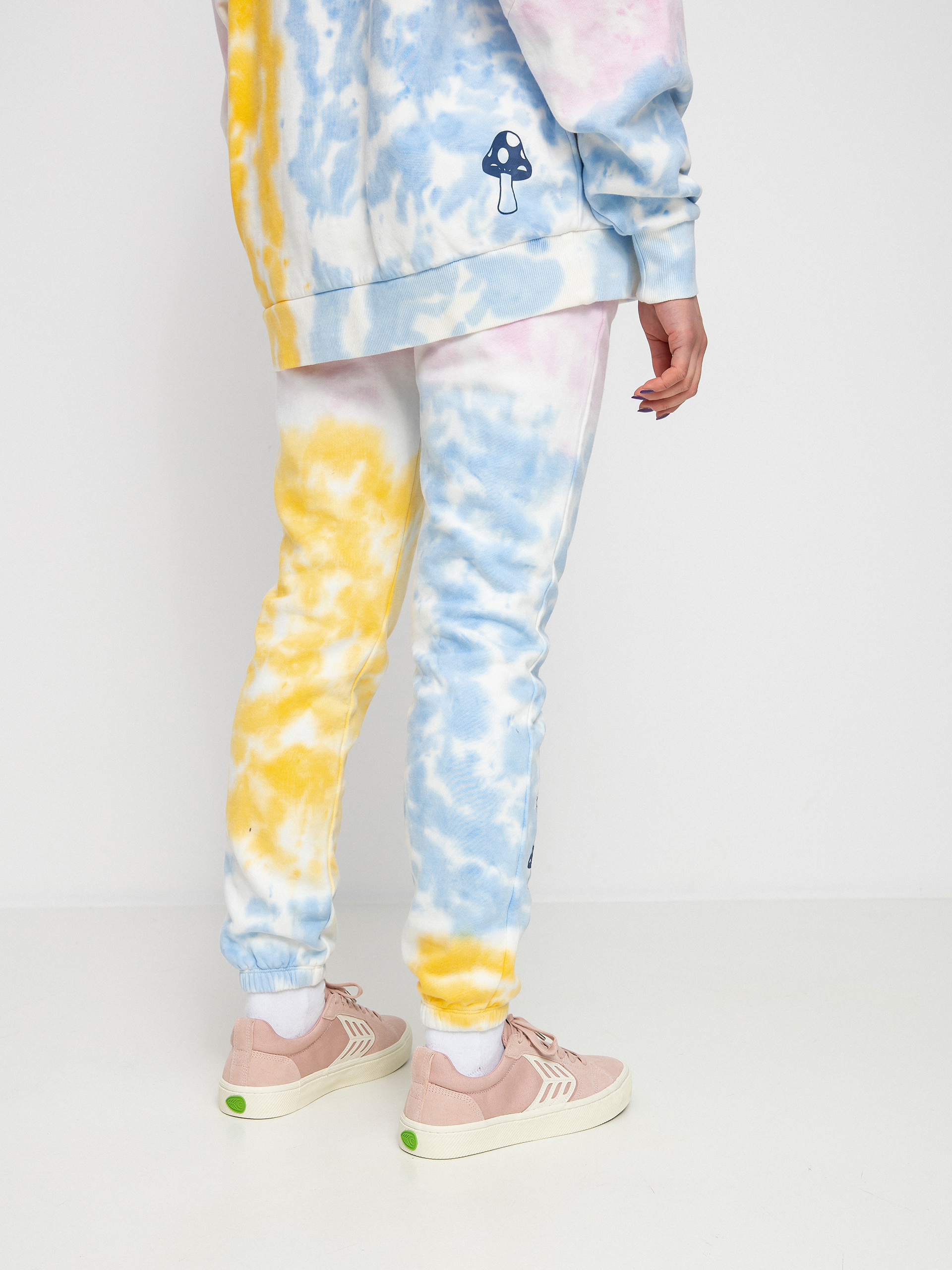 Spodnie Vans Mascy Daze Tri Dye Wmn (cradle pink)