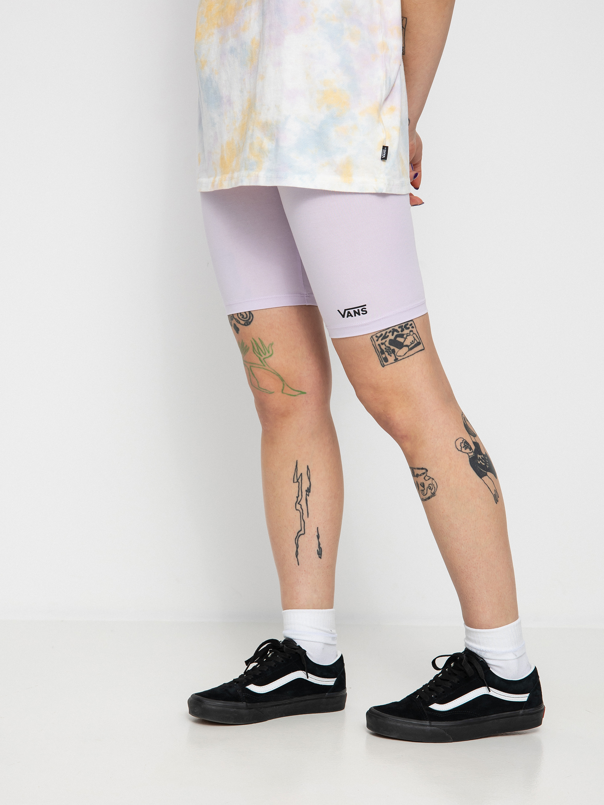 Legginsy Vans Flying V Short Wmn (lavender fog)