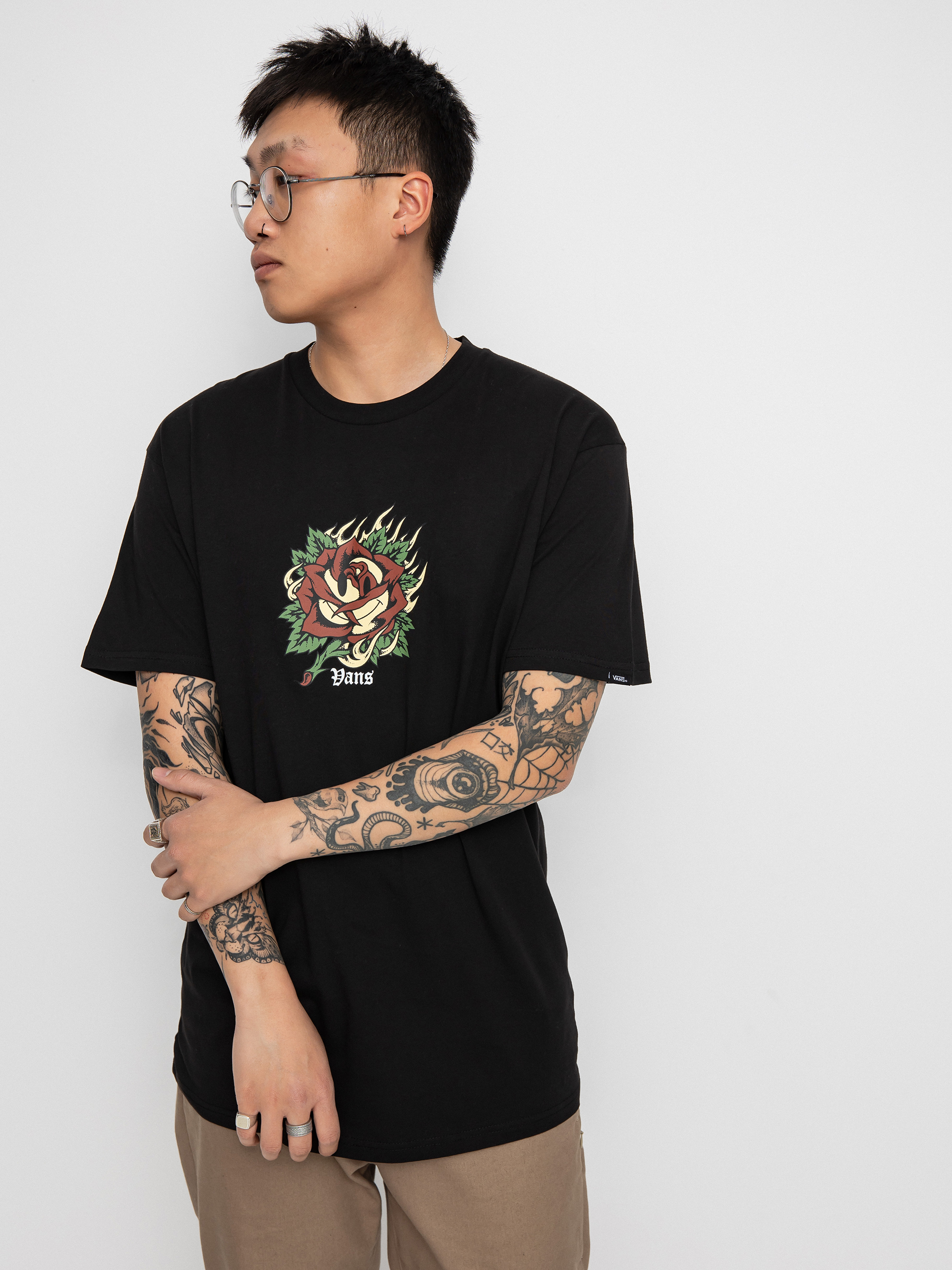 T-shirt Vans Easy Trinity (black)