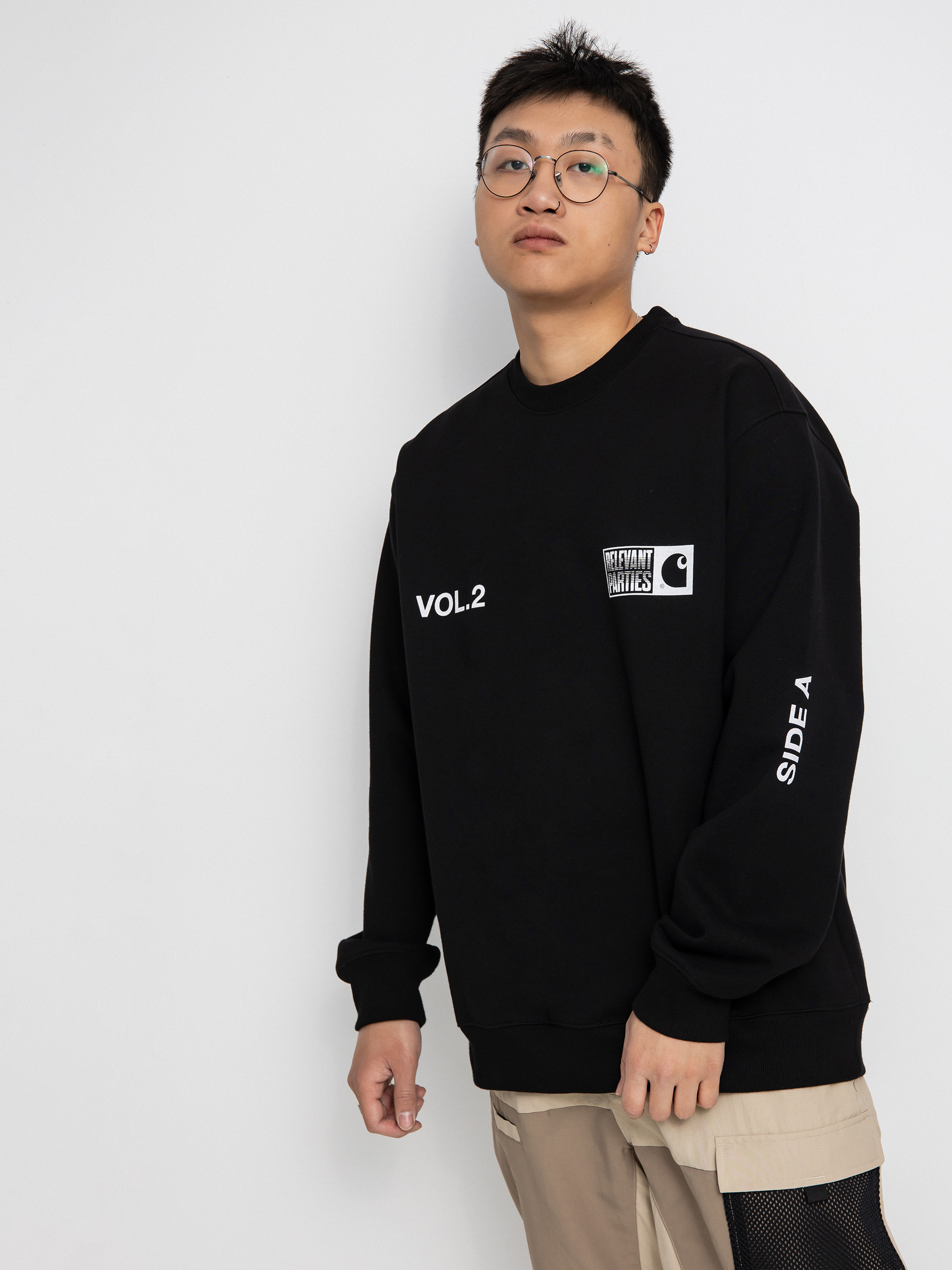 Bluza Carhartt WIP X Relevant Parties Vol 2 (black/white)