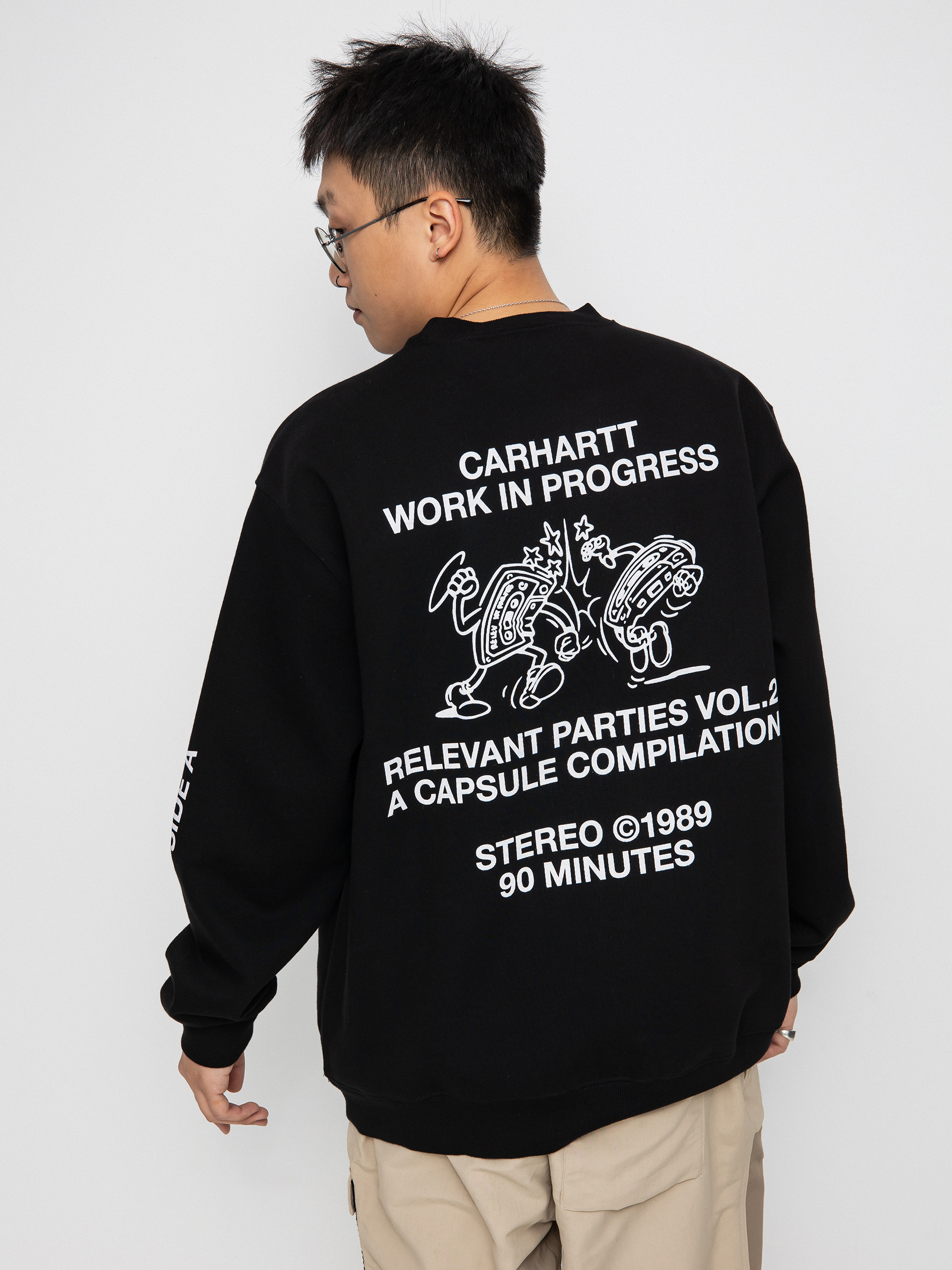 Bluza Carhartt WIP X Relevant Parties Vol 2 (black/white)