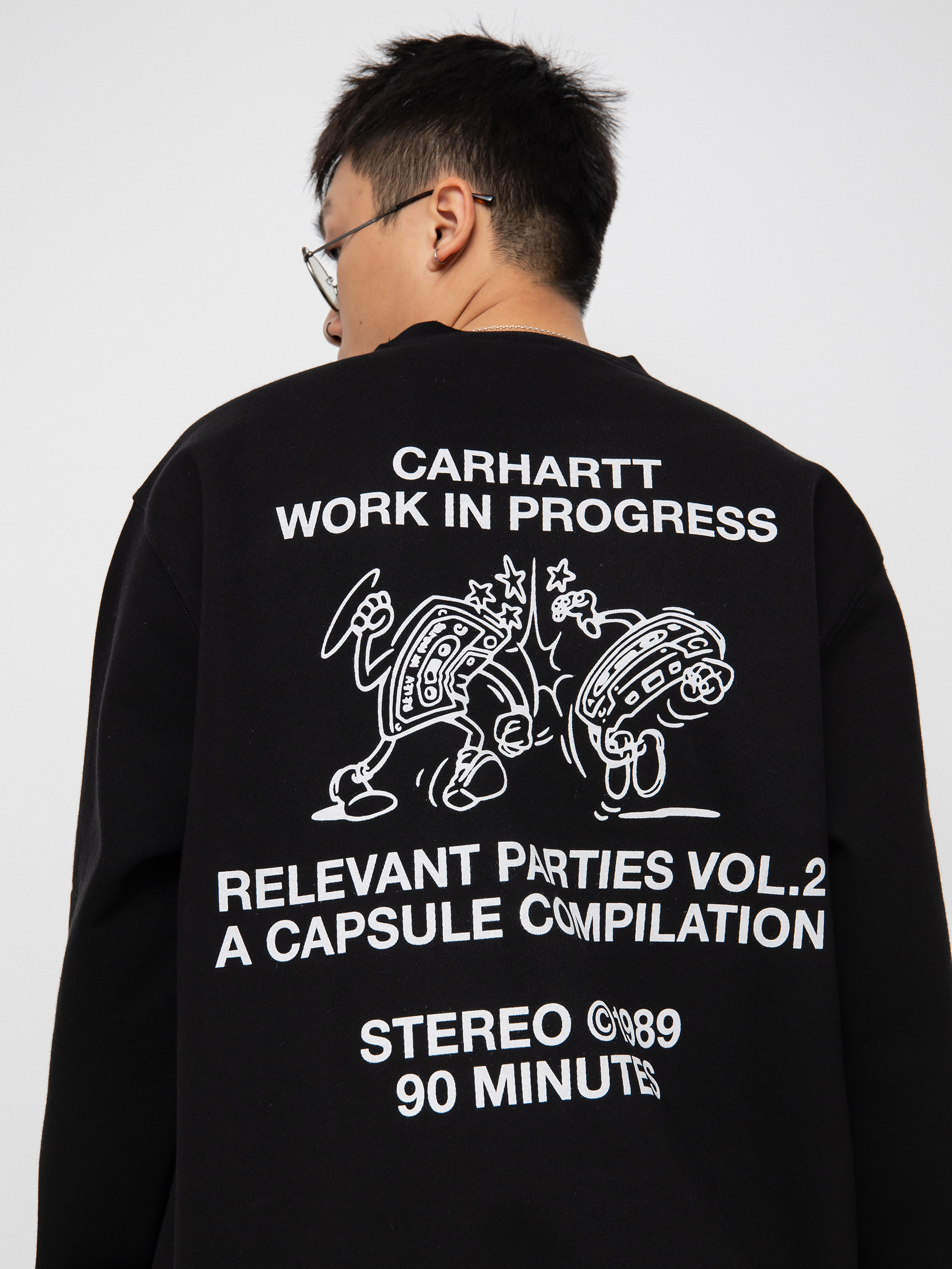 Bluza Carhartt WIP X Relevant Parties Vol 2 (black/white)