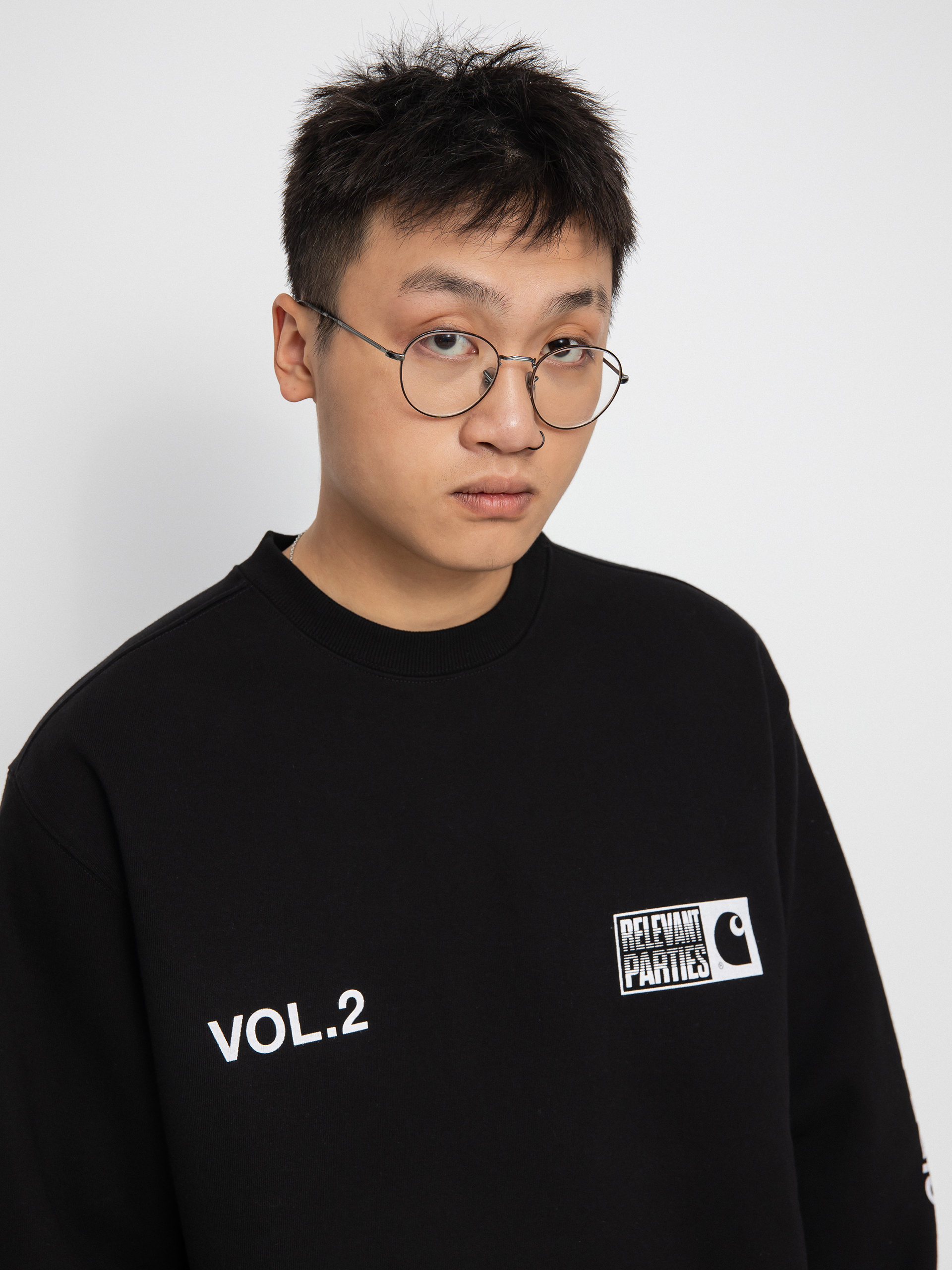 Bluza Carhartt WIP X Relevant Parties Vol 2 (black/white)