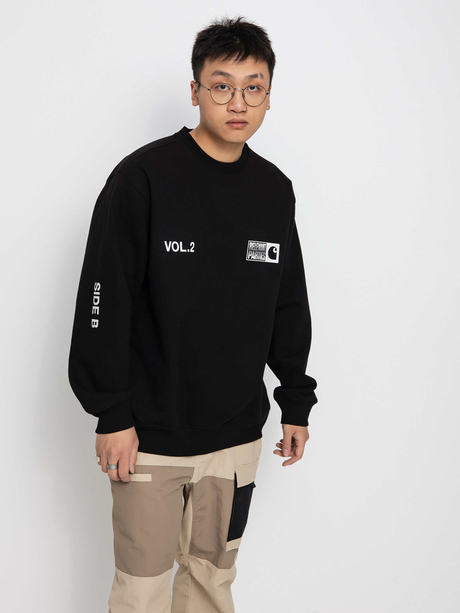 Bluza Carhartt WIP X Relevant Parties Vol 2 (black/white)