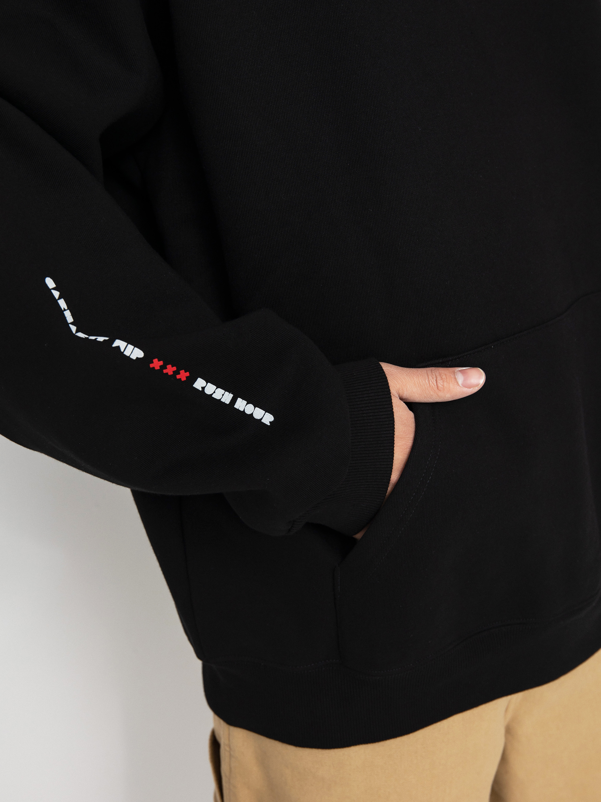 Bluza z kapturem Carhartt WIP X Relevant Parties Vol 2 Rush Hour HD (black/white)