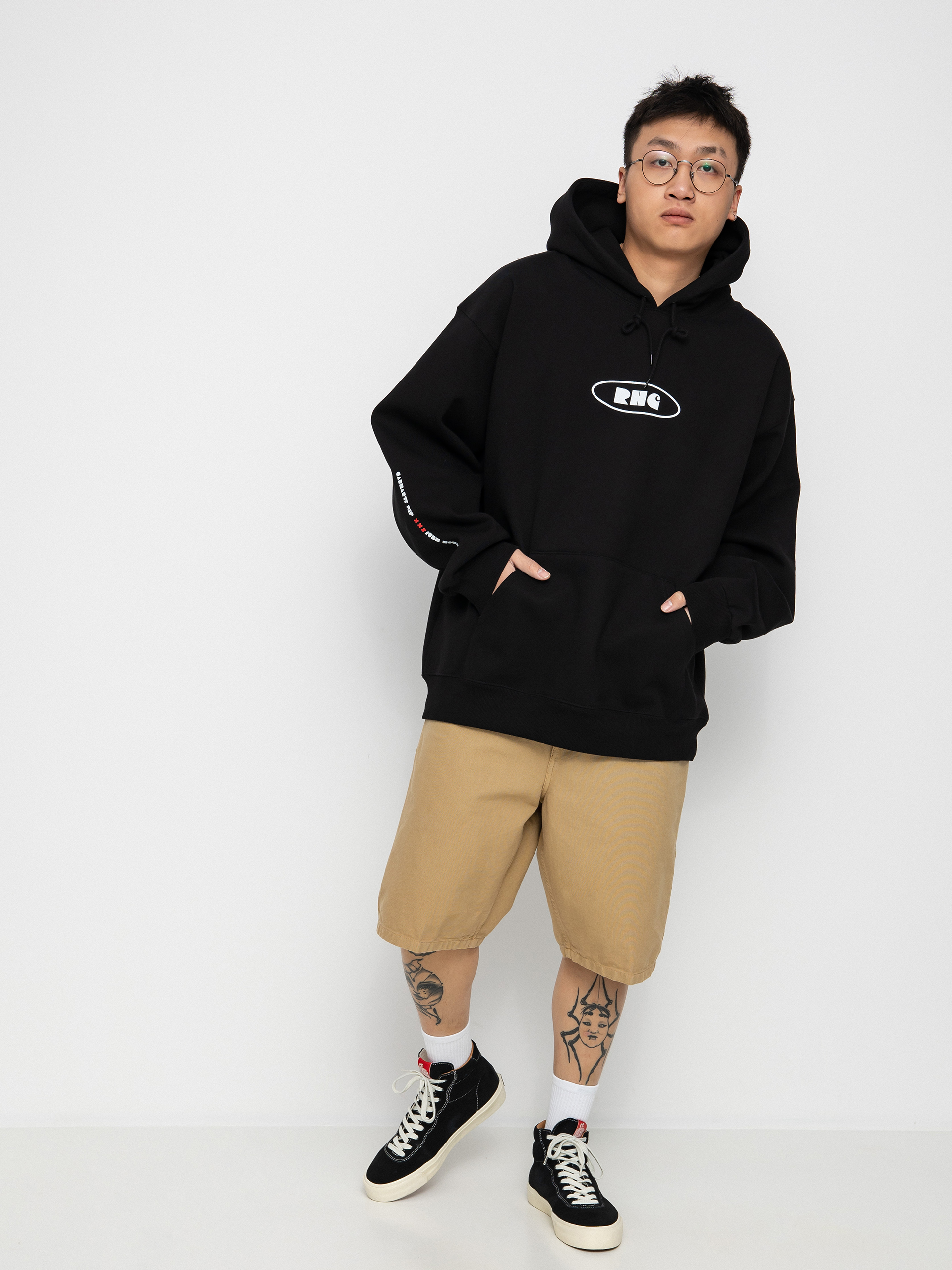 Bluza z kapturem Carhartt WIP X Relevant Parties Vol 2 Rush Hour HD (black/white)